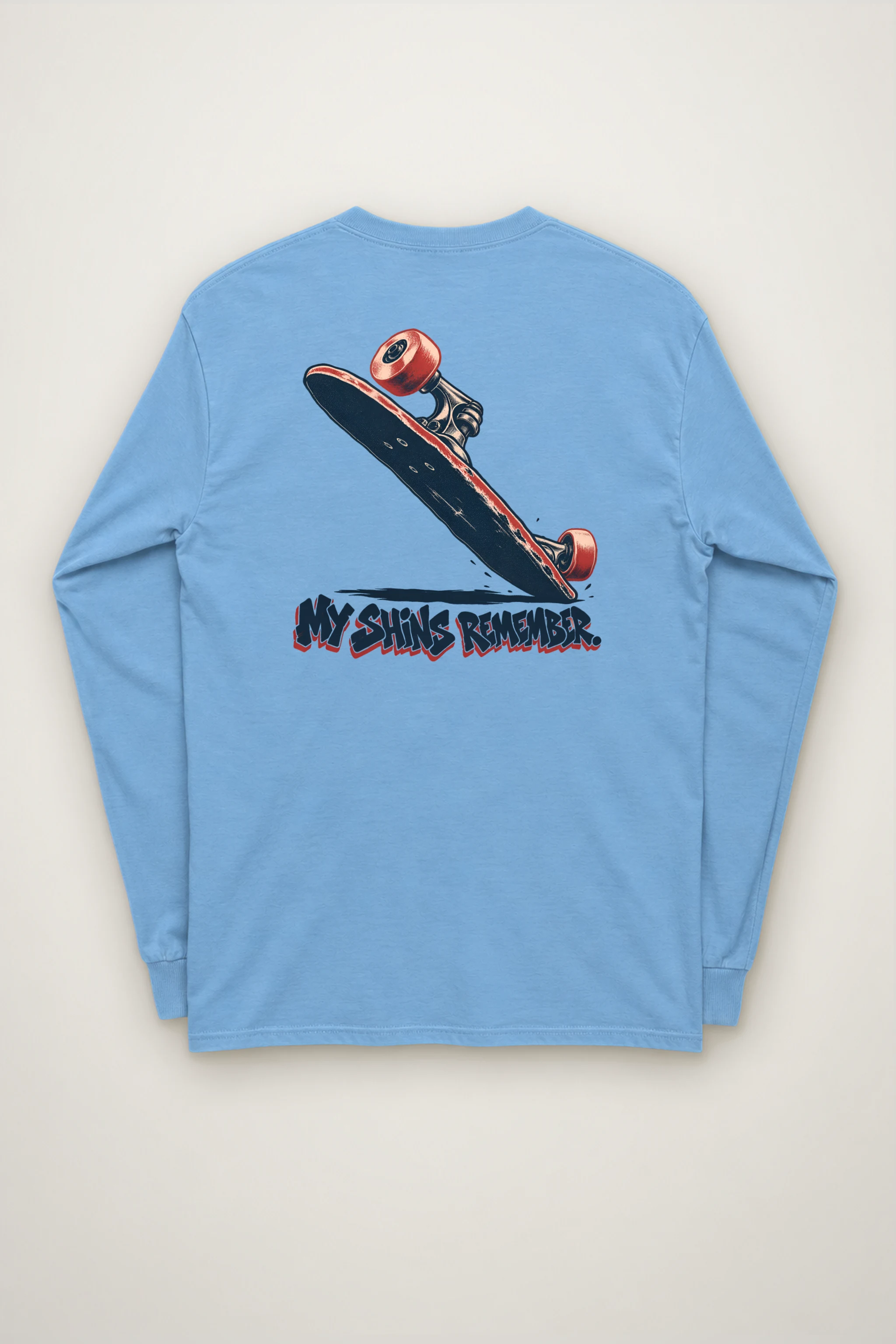 "My Shins Remember" Unisex Longsleeve T-shirt