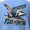 "My Sister Flies the Fast One" Heavy Blend Unisex Crewneck Sweatshirt