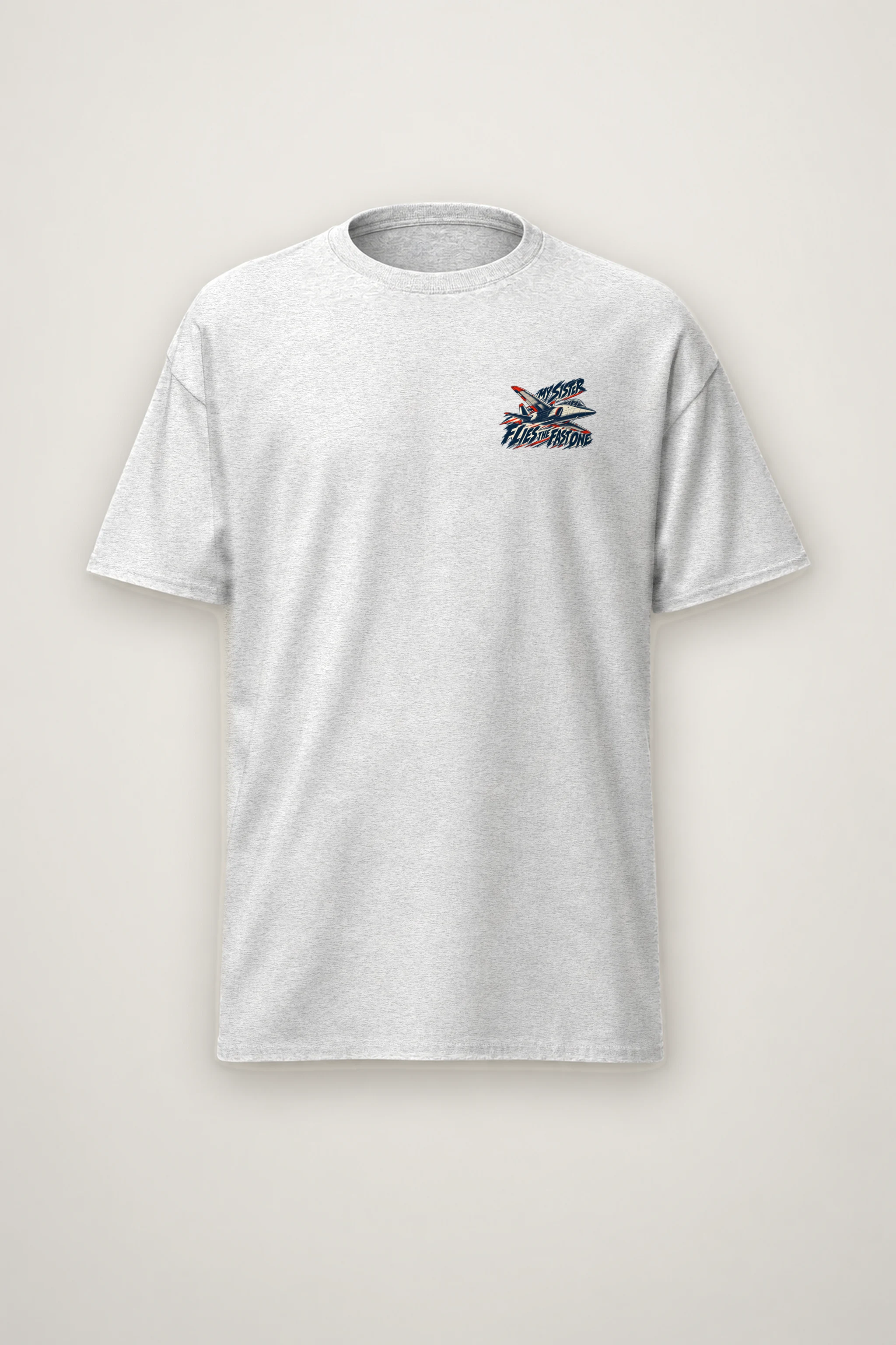 "My Sister Flies the Fast One" Heavyweight Unisex Crewneck T-shirt