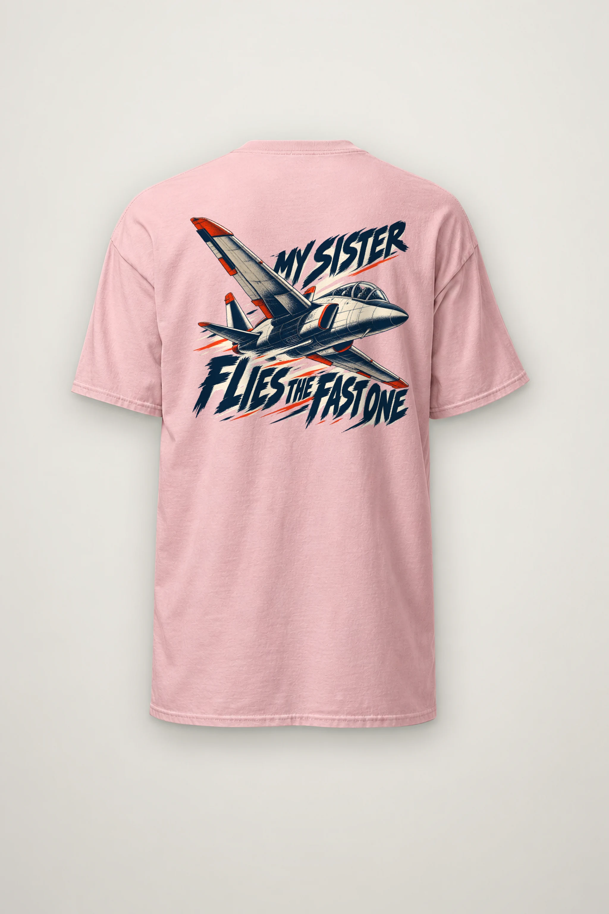 "My Sister Flies the Fast One" Heavyweight Unisex Crewneck T-shirt