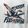 "My Sister Flies the Fast One" Heavyweight Unisex Crewneck T-shirt