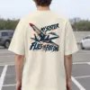 "My Sister Flies the Fast One" Men's Oversized Heavyweight Crewneck T-Shirt