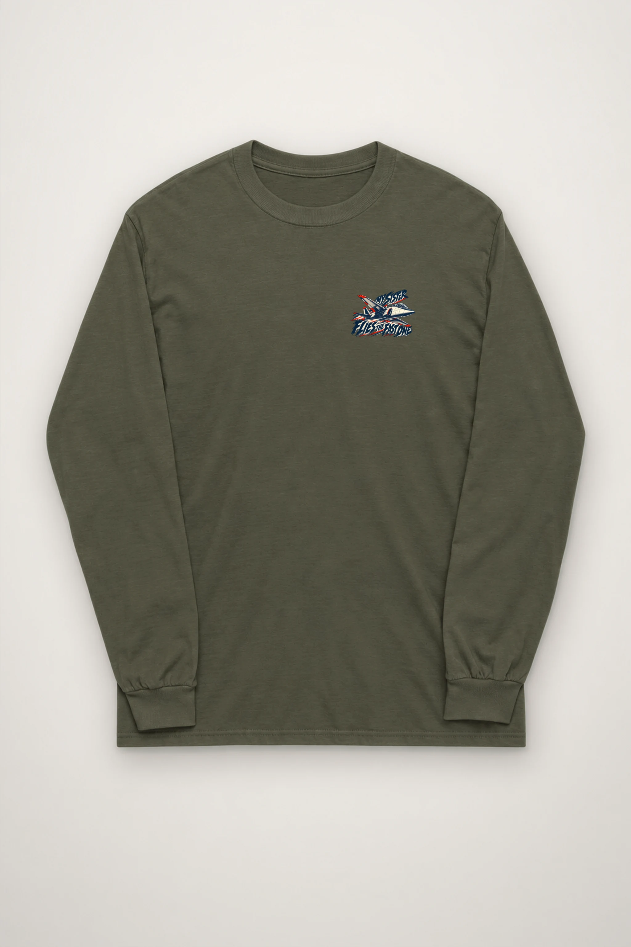 "My Sister Flies the Fast One" Unisex Longsleeve T-shirt