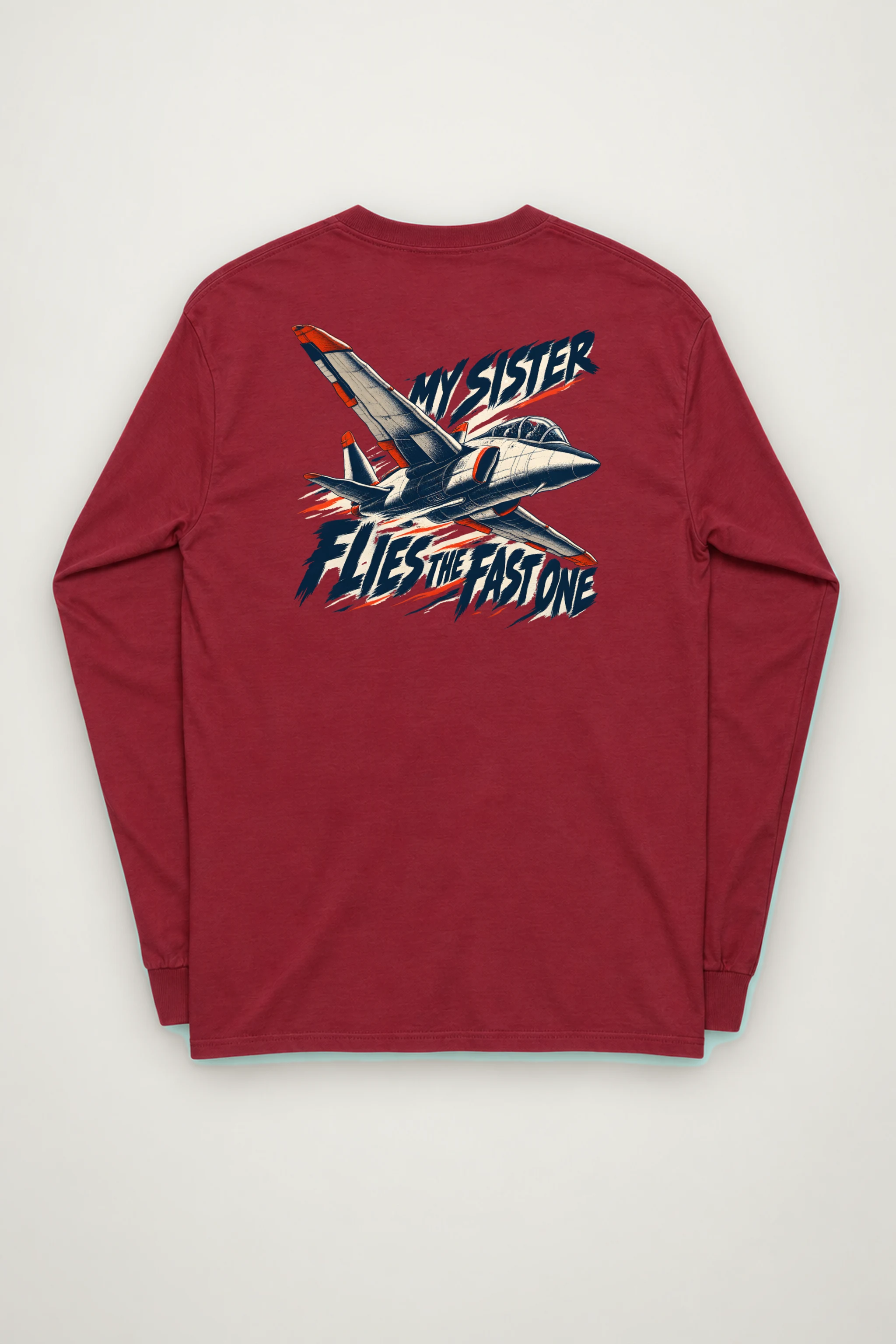 "My Sister Flies the Fast One" Unisex Longsleeve T-shirt