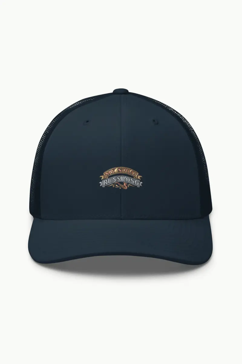 "My Solo Runs Long" Retro Trucker Cap · Embroidered