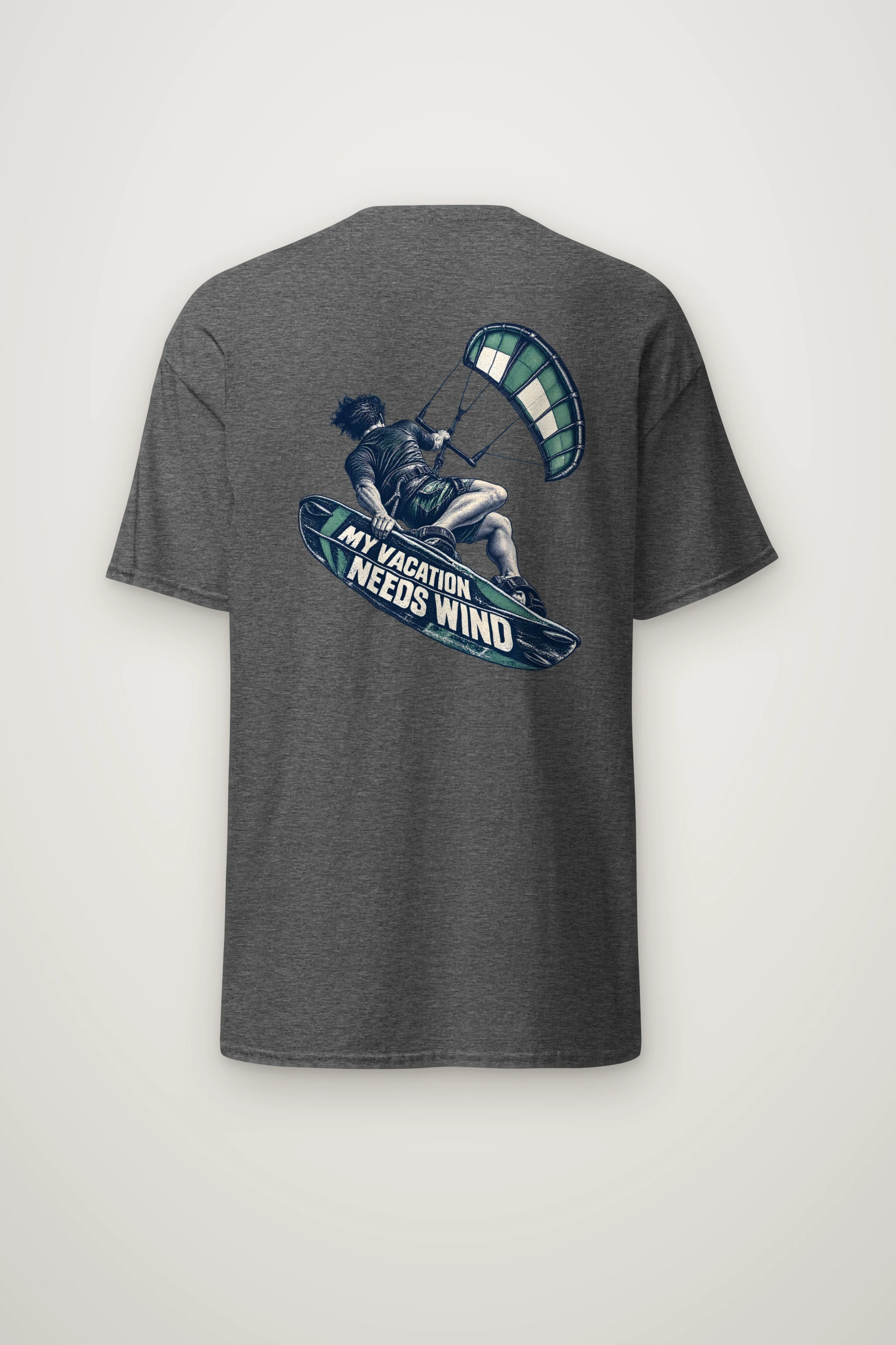 "My Vacation Needs Wind" Heavyweight Unisex Crewneck T-shirt