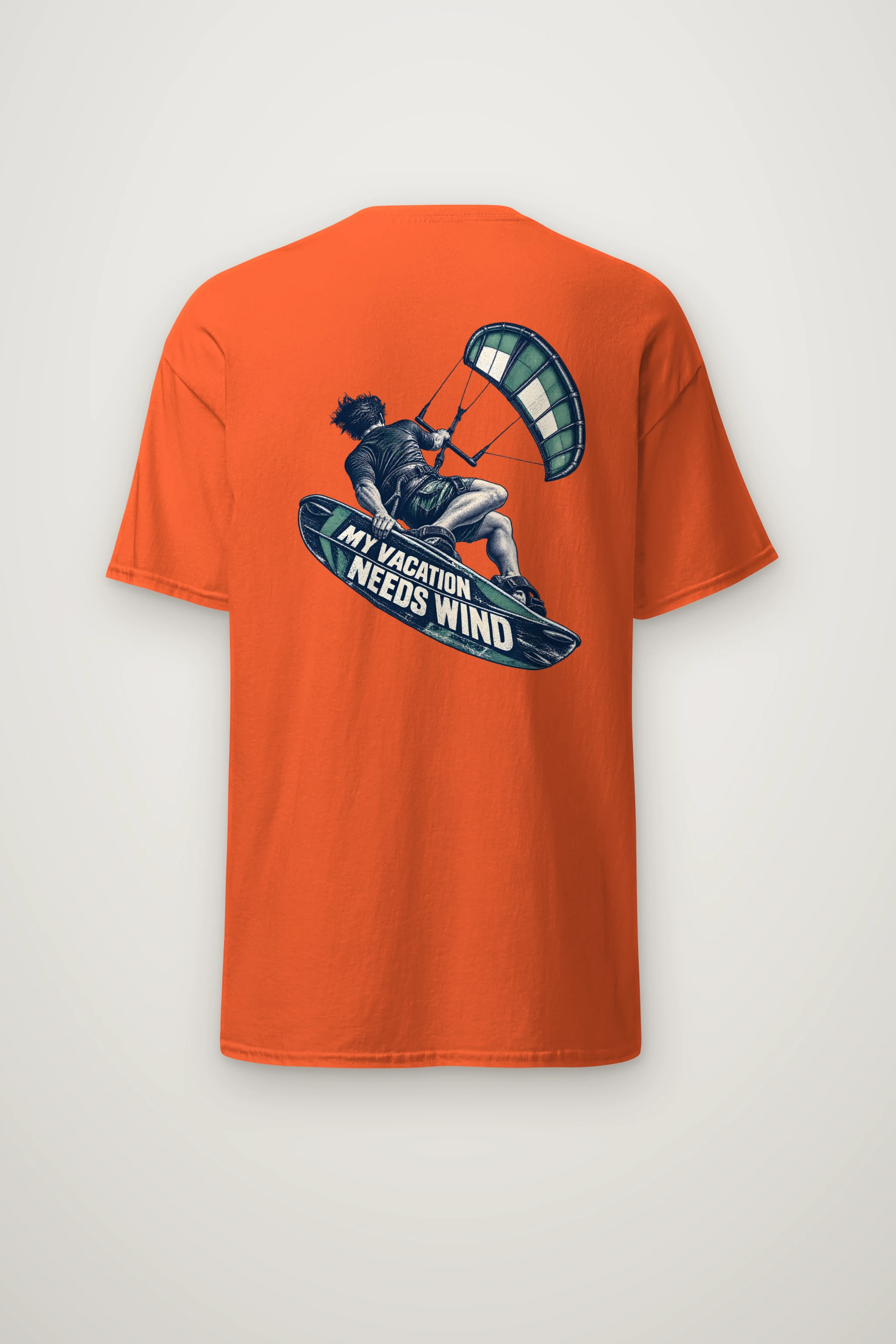 "My Vacation Needs Wind" Heavyweight Unisex Crewneck T-shirt