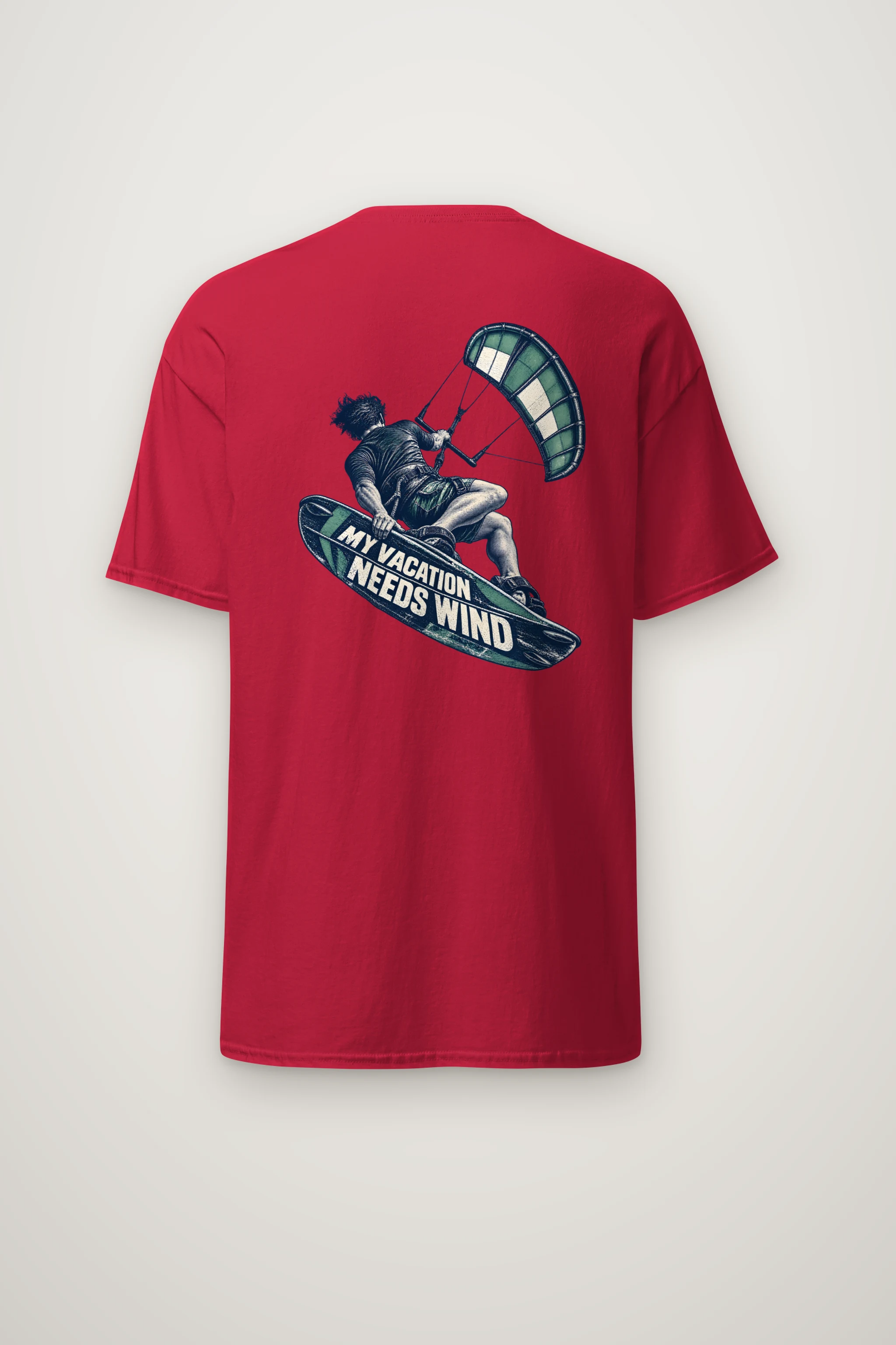 "My Vacation Needs Wind" Heavyweight Unisex Crewneck T-shirt