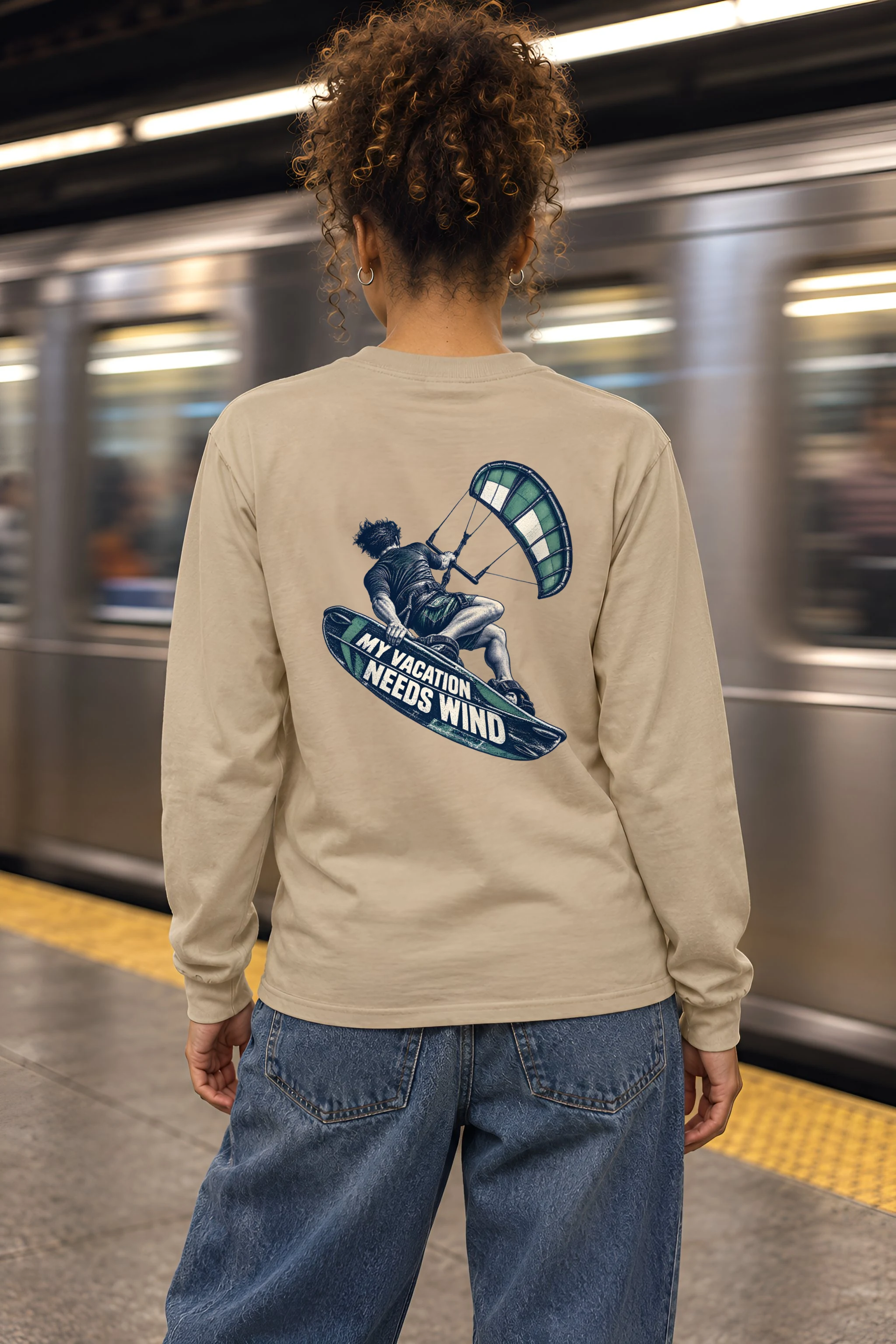 "My Vacation Needs Wind" Unisex Longsleeve T-shirt