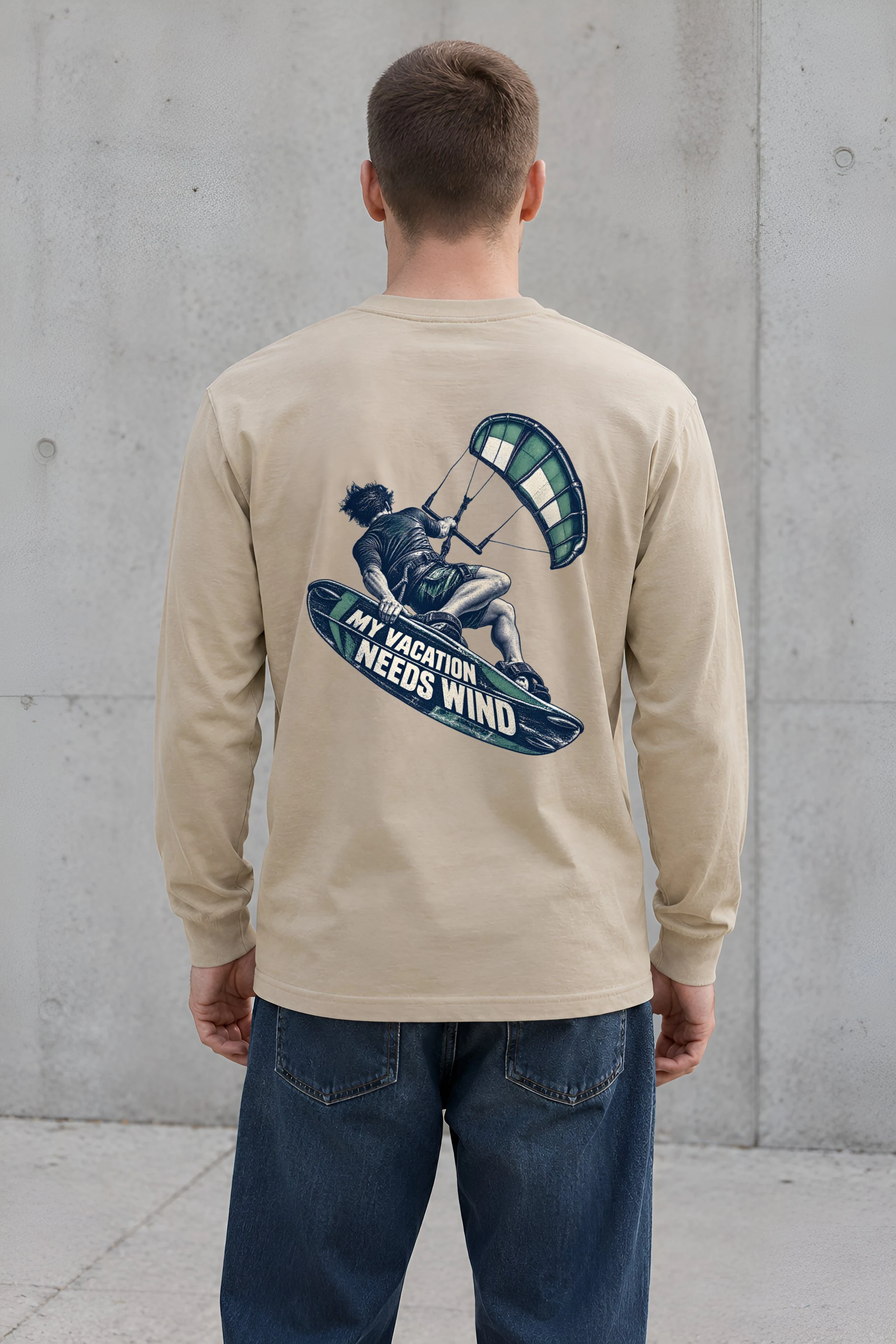 "My Vacation Needs Wind" Unisex Longsleeve T-shirt