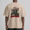 "My Weekends Have Shoulder Straps" Men's Oversized Heavyweight Crewneck T-Shirt