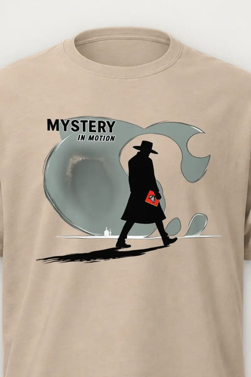 "Mystery In Motion" Heavyweight Unisex Crewneck T-shirt