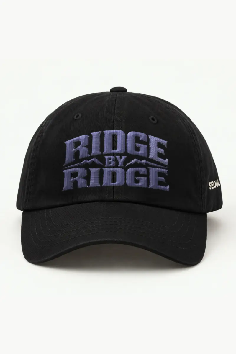 “Navy Ridge Lettering” Classic Dad Hat · Embroidered