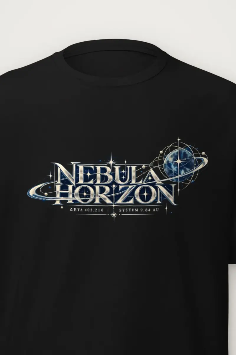 "Nebula Horizon" Heavyweight Unisex Crewneck T-shirt