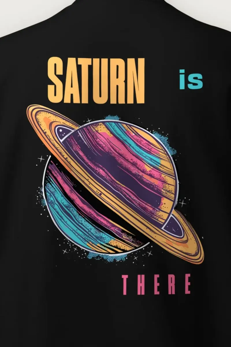 "Neon Ringed Orbit" Heavy Blend Unisex Crewneck Sweatshirt