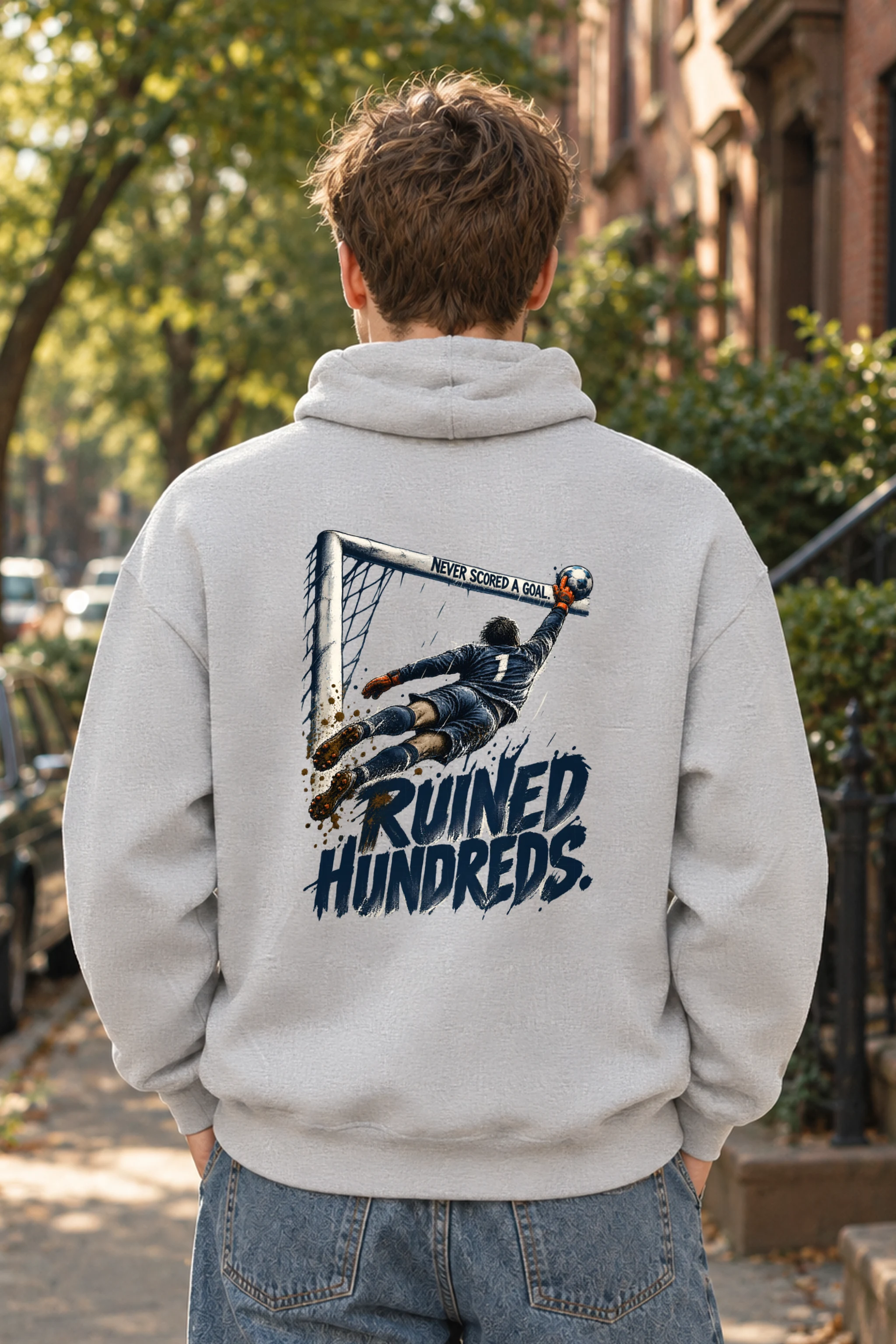 "Never Scored A Goal" Unisex Pullover Hoodie