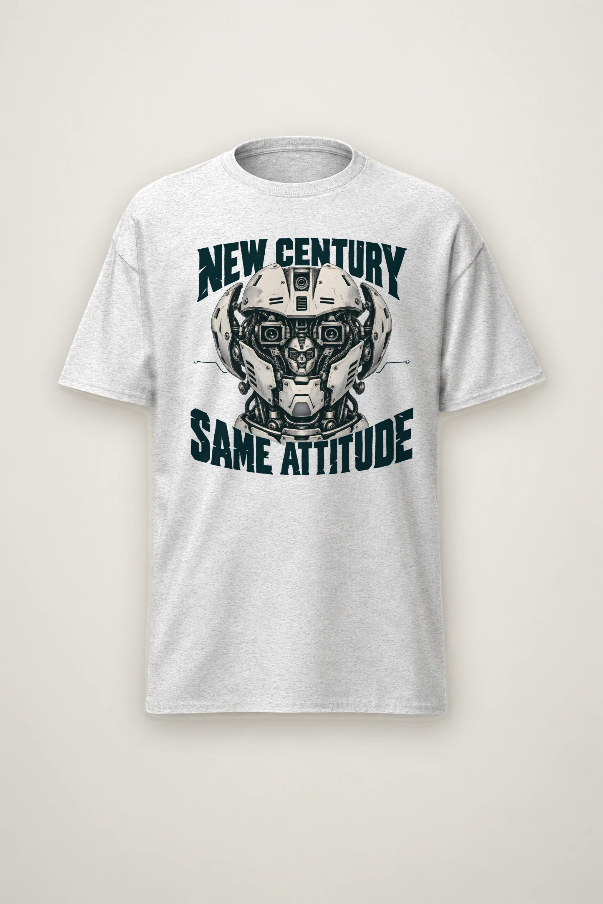 "New Century, Same Attitude" Heavyweight Unisex Crewneck T-shirt
