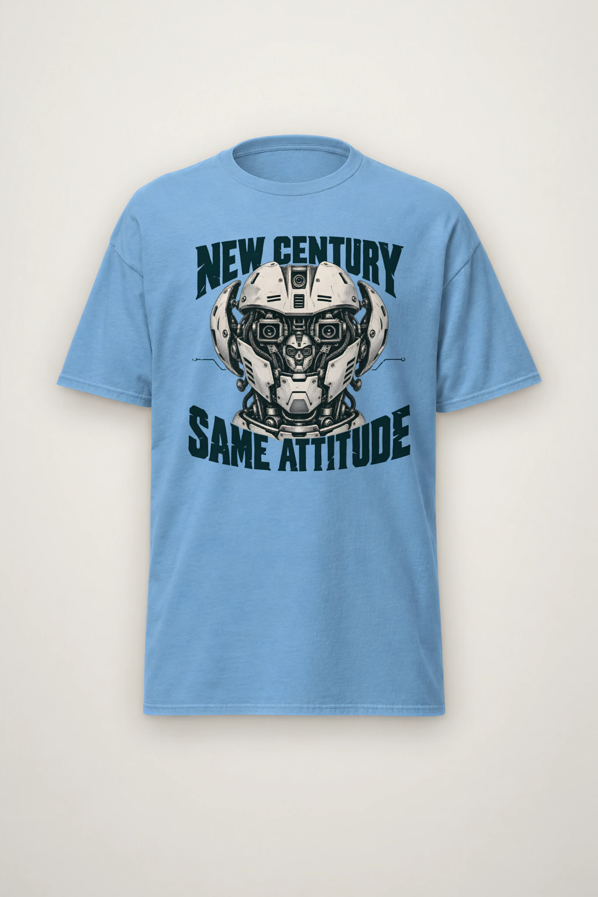 "New Century, Same Attitude" Heavyweight Unisex Crewneck T-shirt