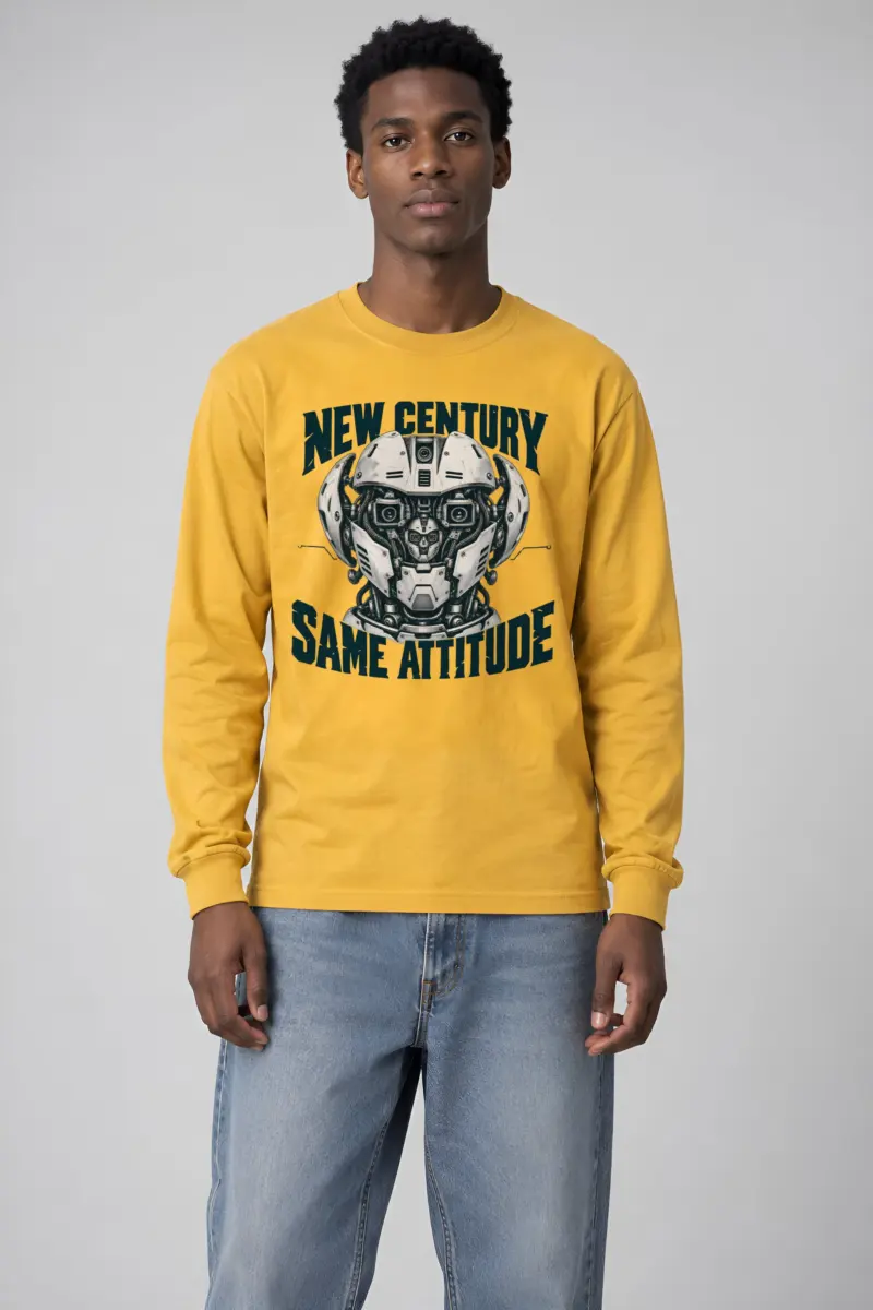 "New Century Same Attitude" Unisex Longsleeve T-shirt