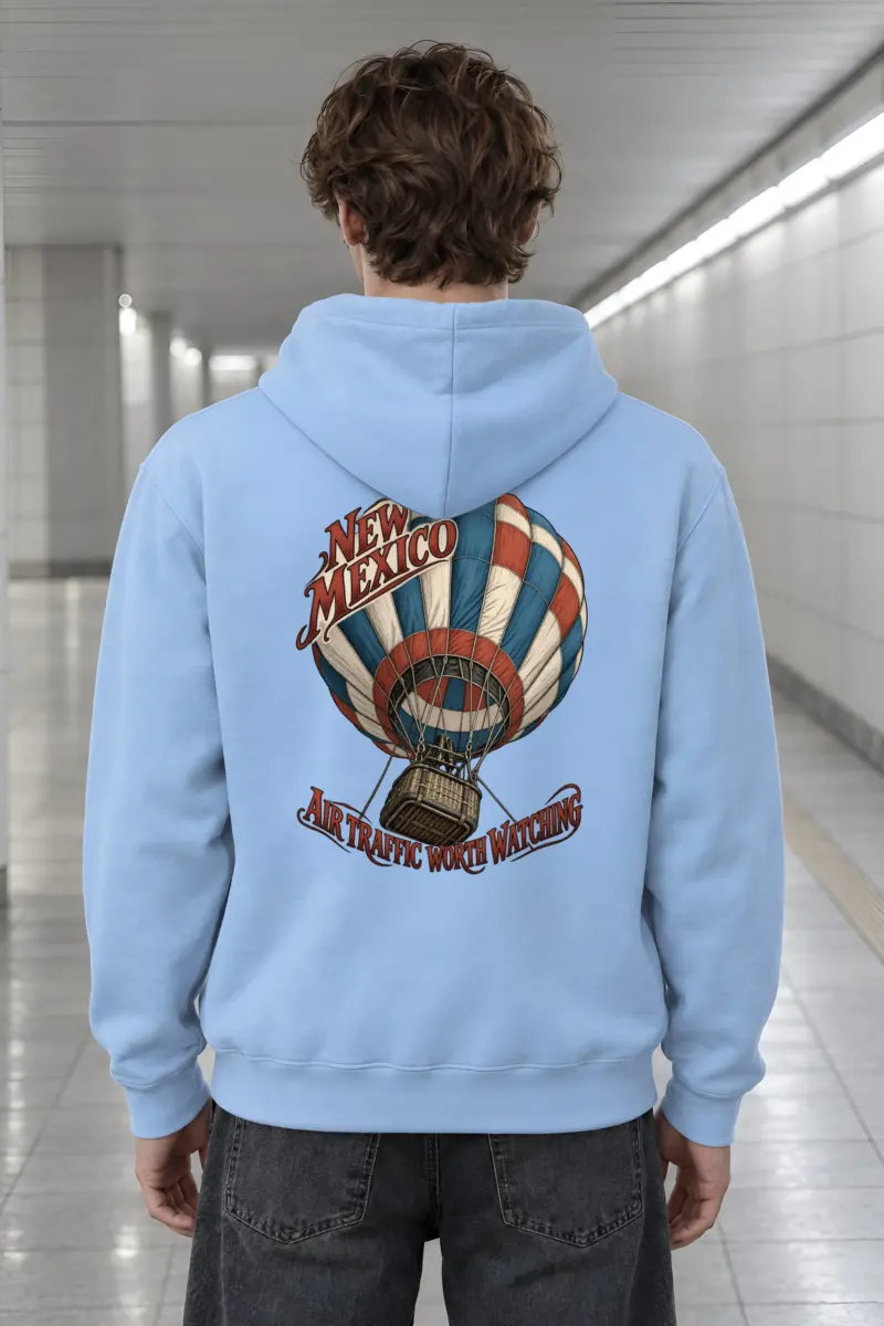 “New Mexico Air Traffic” Heavy Blend Unisex Pullover Hoodie