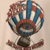 "New Mexico Air Traffic" Men's Oversized Heavyweight Crewneck T-Shirt