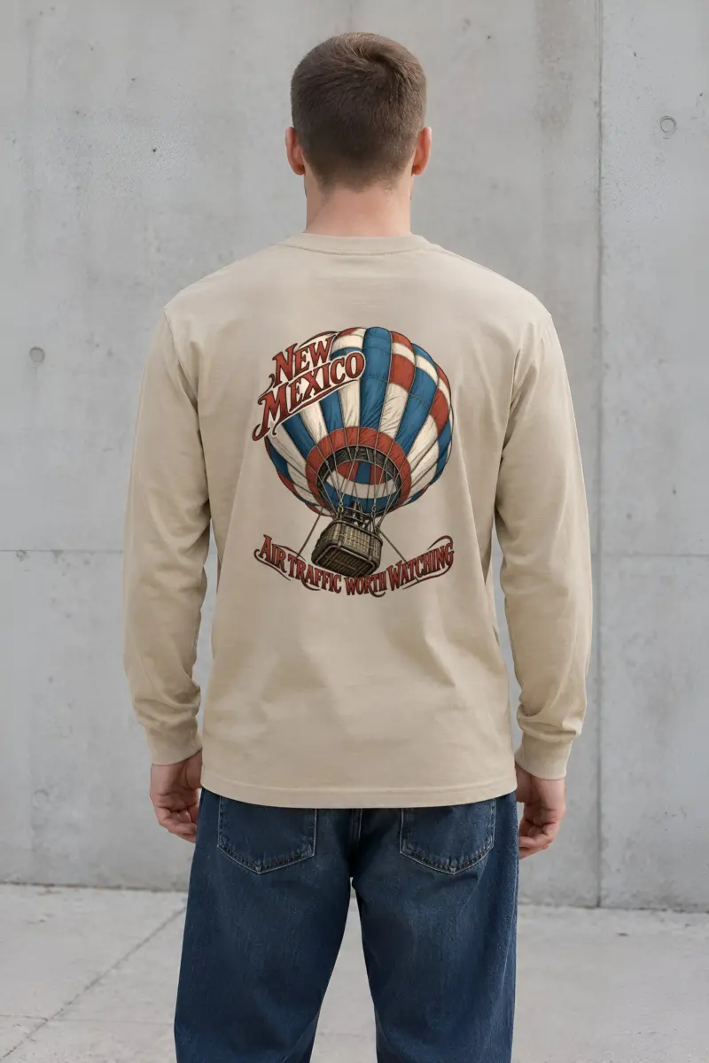 “New Mexico Air Traffic” Unisex Longsleeve T-shirt