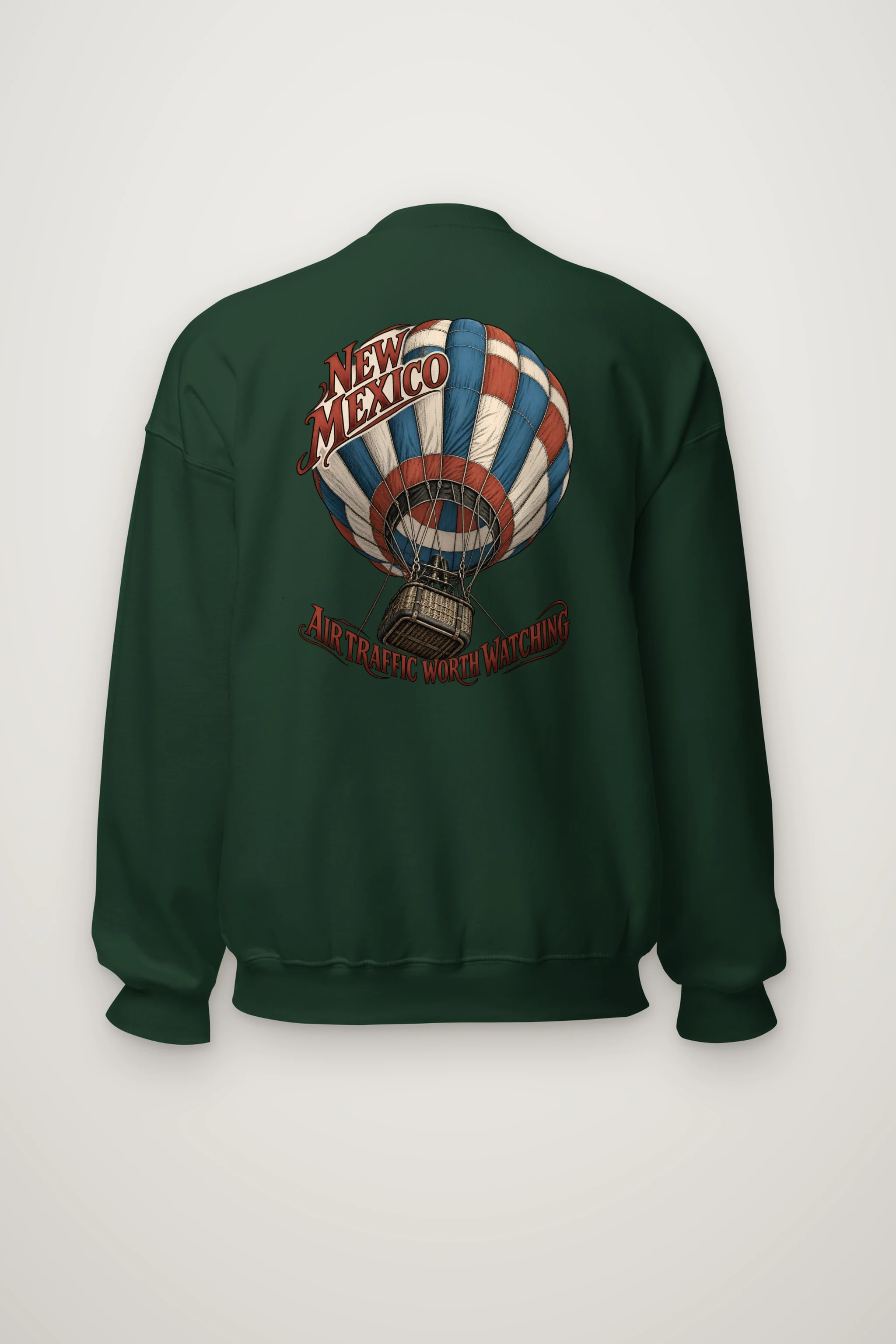 "New Mexico Air Traffic Worth Watching" Heavy Blend Unisex Crewneck Sweatshirt