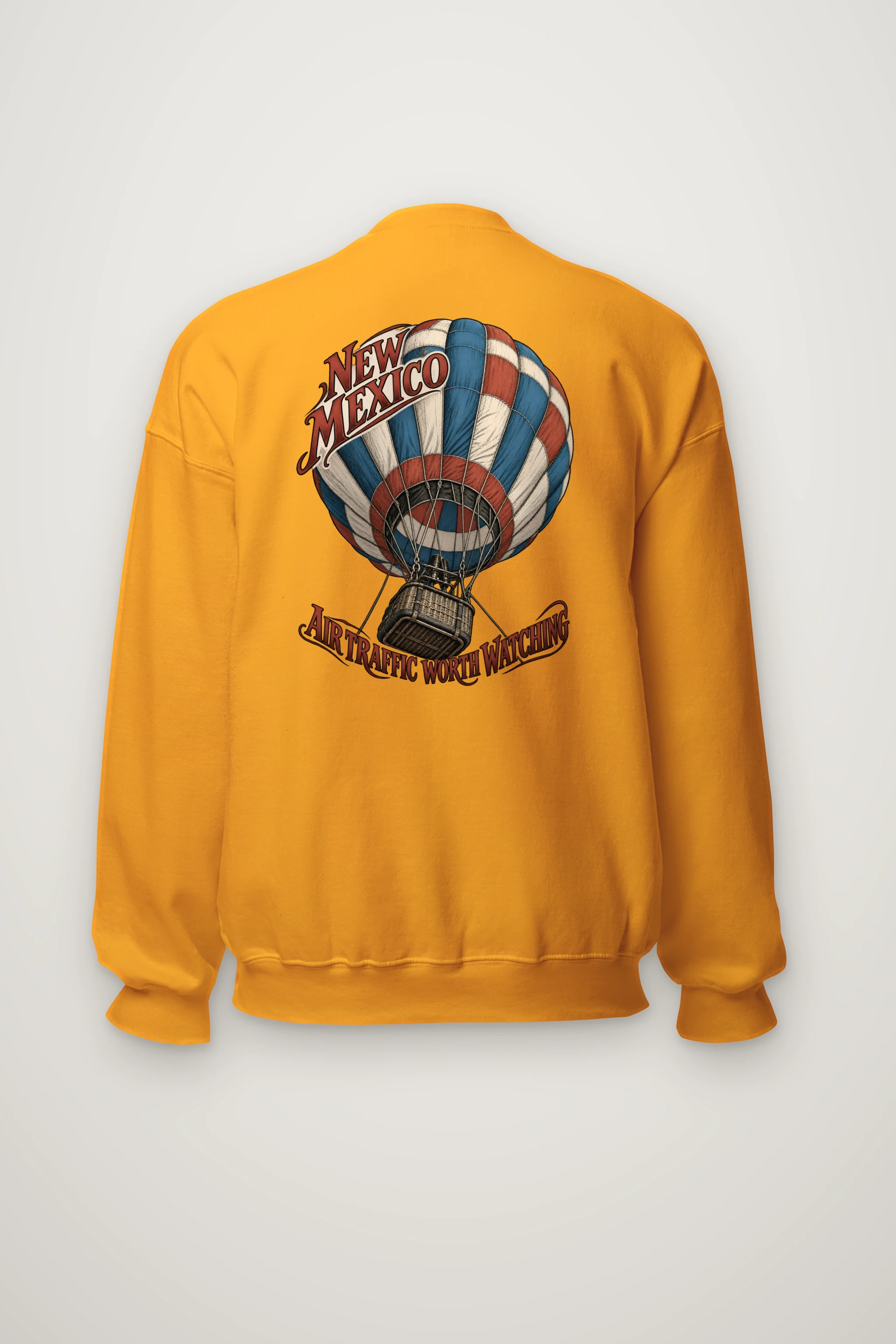 "New Mexico Air Traffic Worth Watching" Heavy Blend Unisex Crewneck Sweatshirt