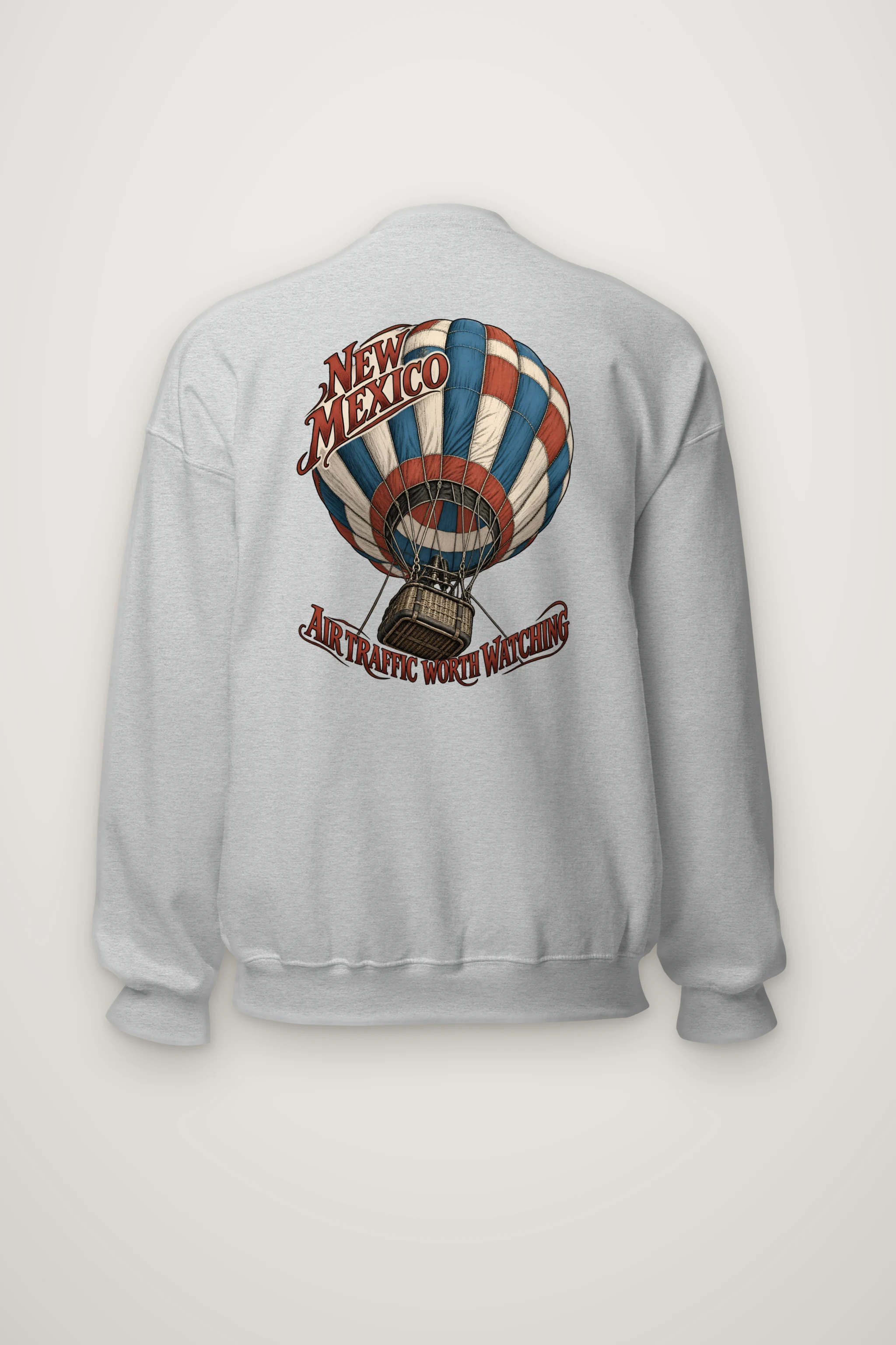 "New Mexico Air Traffic Worth Watching" Heavy Blend Unisex Crewneck Sweatshirt