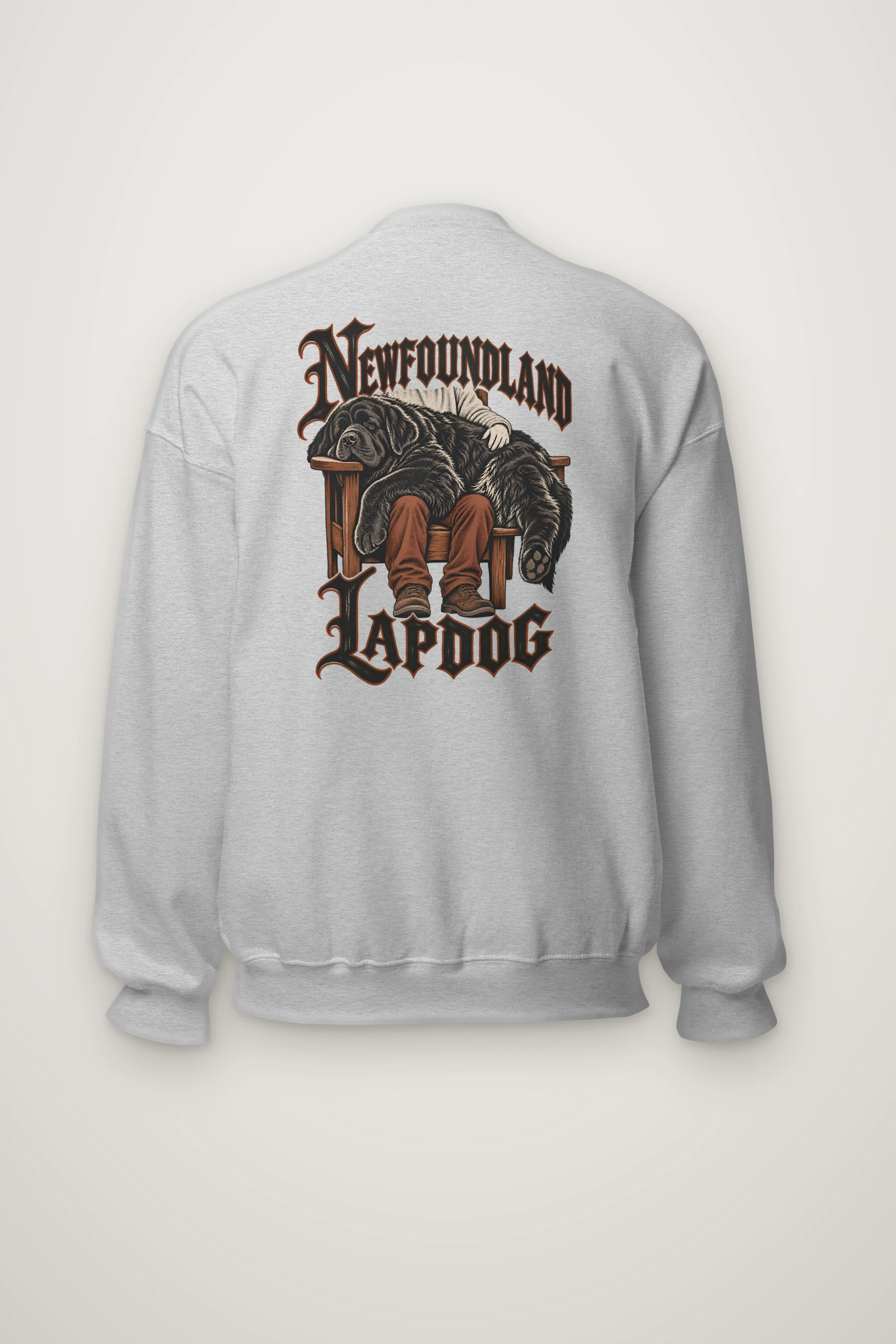 "Newfoundland Lapdog" Heavy Blend Unisex Crewneck Sweatshirt