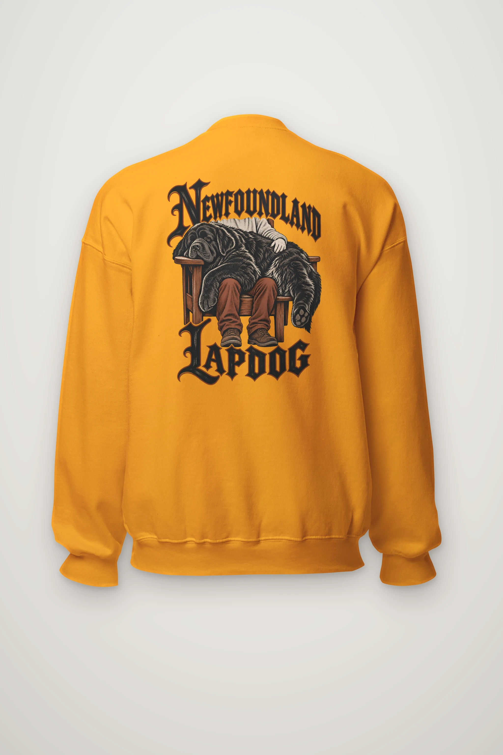 "Newfoundland Lapdog" Heavy Blend Unisex Crewneck Sweatshirt