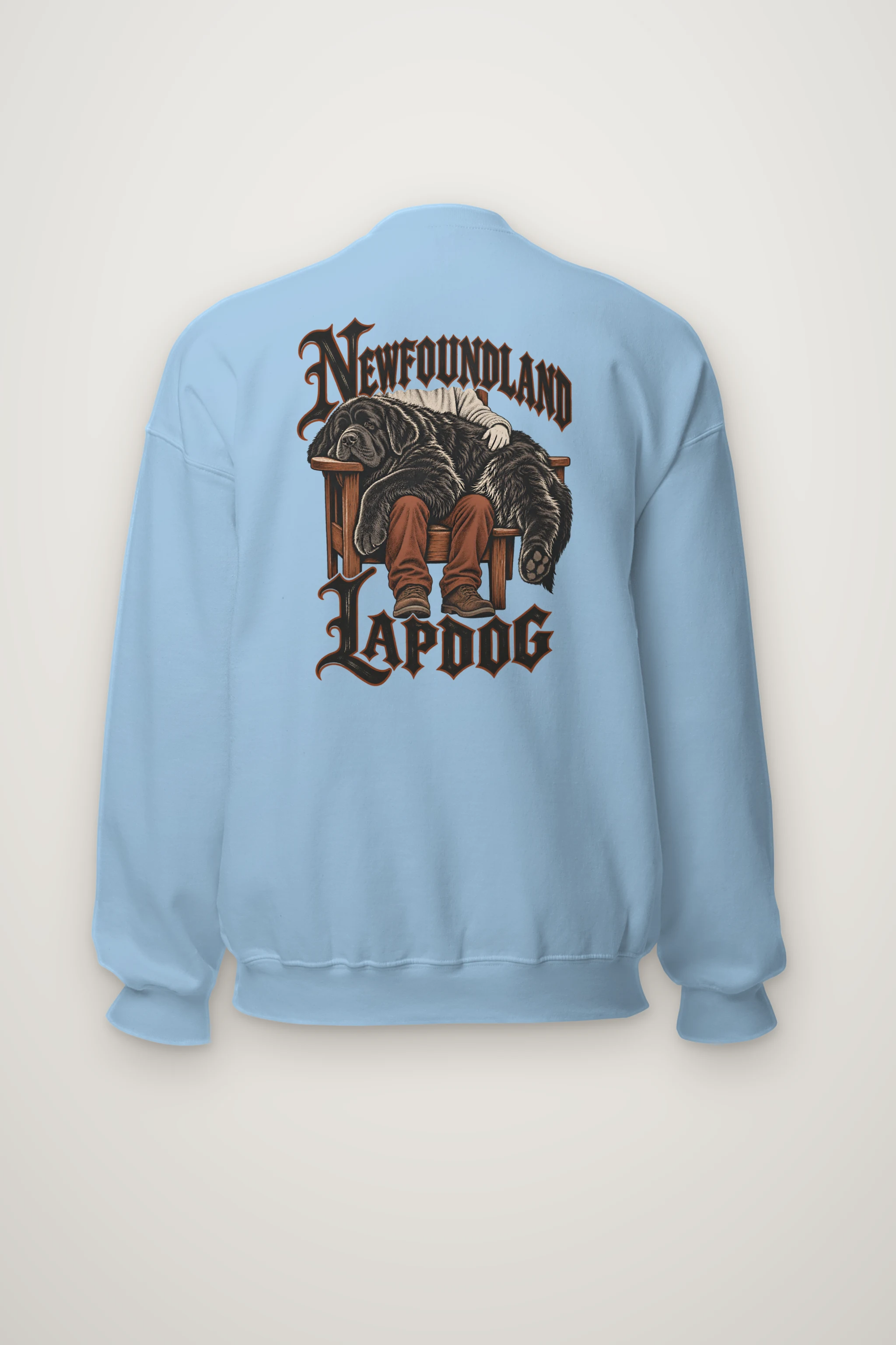 "Newfoundland Lapdog" Heavy Blend Unisex Crewneck Sweatshirt
