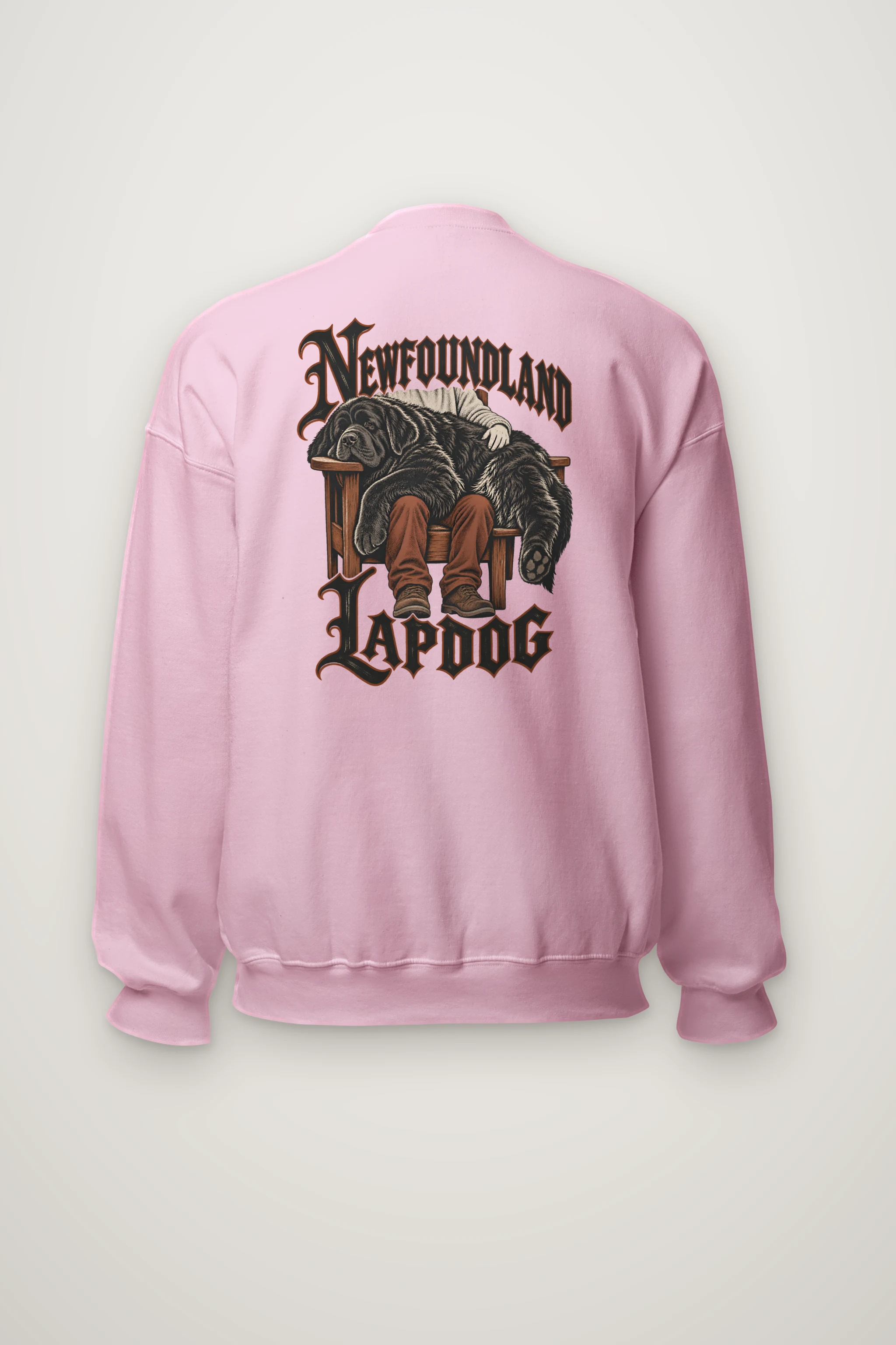 "Newfoundland Lapdog" Heavy Blend Unisex Crewneck Sweatshirt