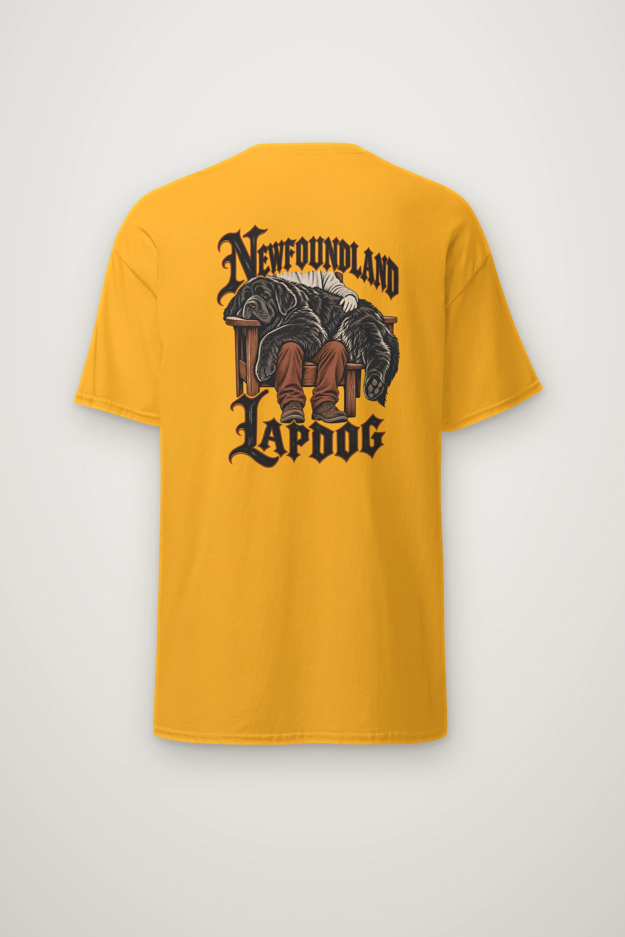 "Newfoundland Lapdog" Heavyweight Unisex Crewneck T-shirt