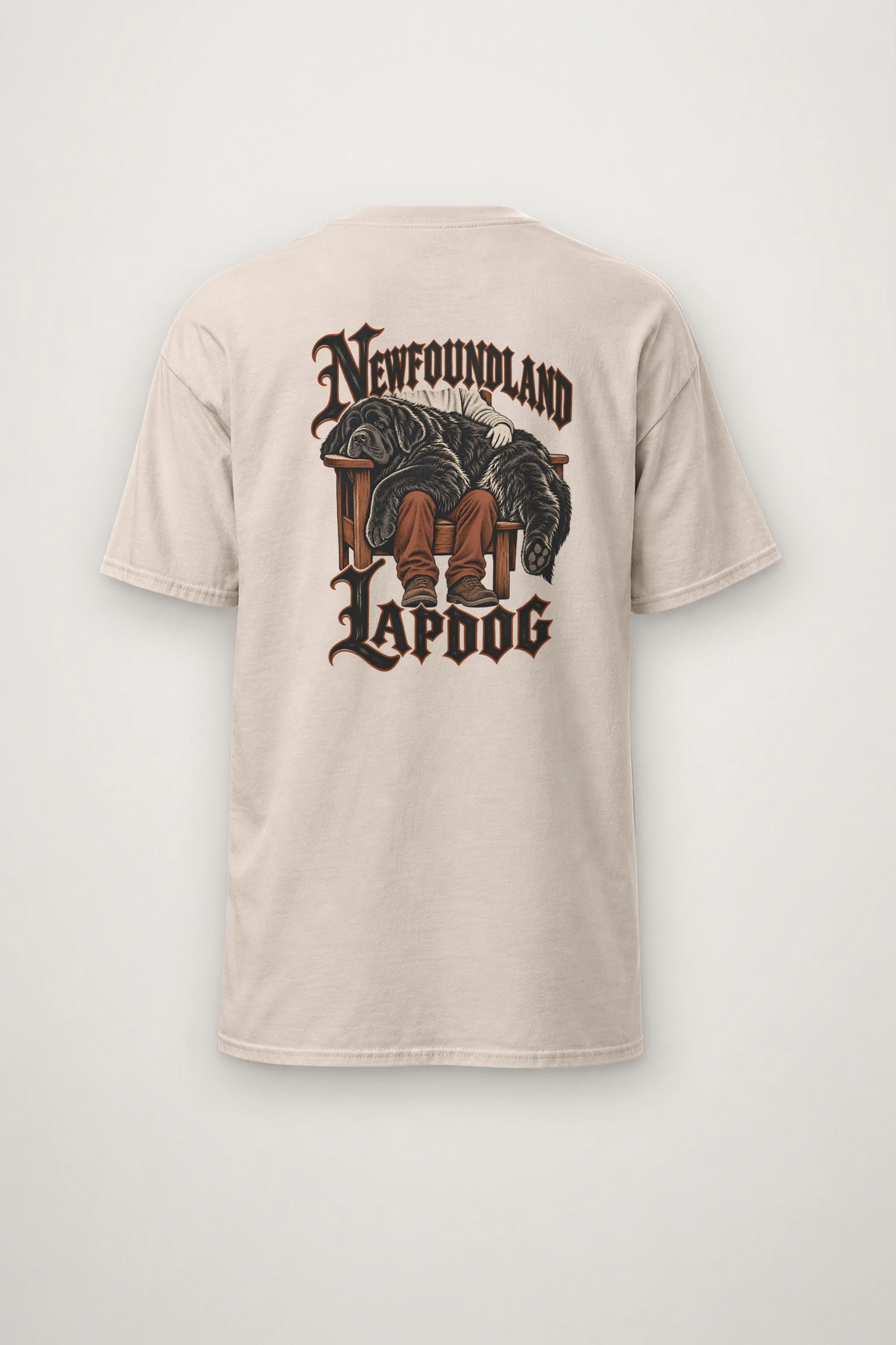 "Newfoundland Lapdog" Heavyweight Unisex Crewneck T-shirt