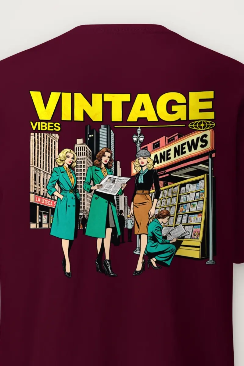 "Newsstand Readers" Heavyweight Unisex Crewneck T-shirt