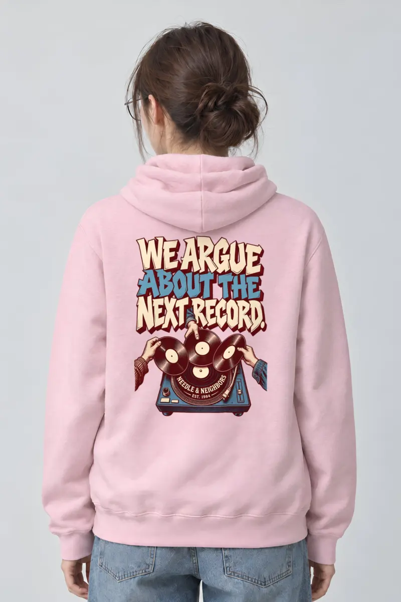 "Next Record Debate" Heavy Blend Unisex Pullover Hoodie