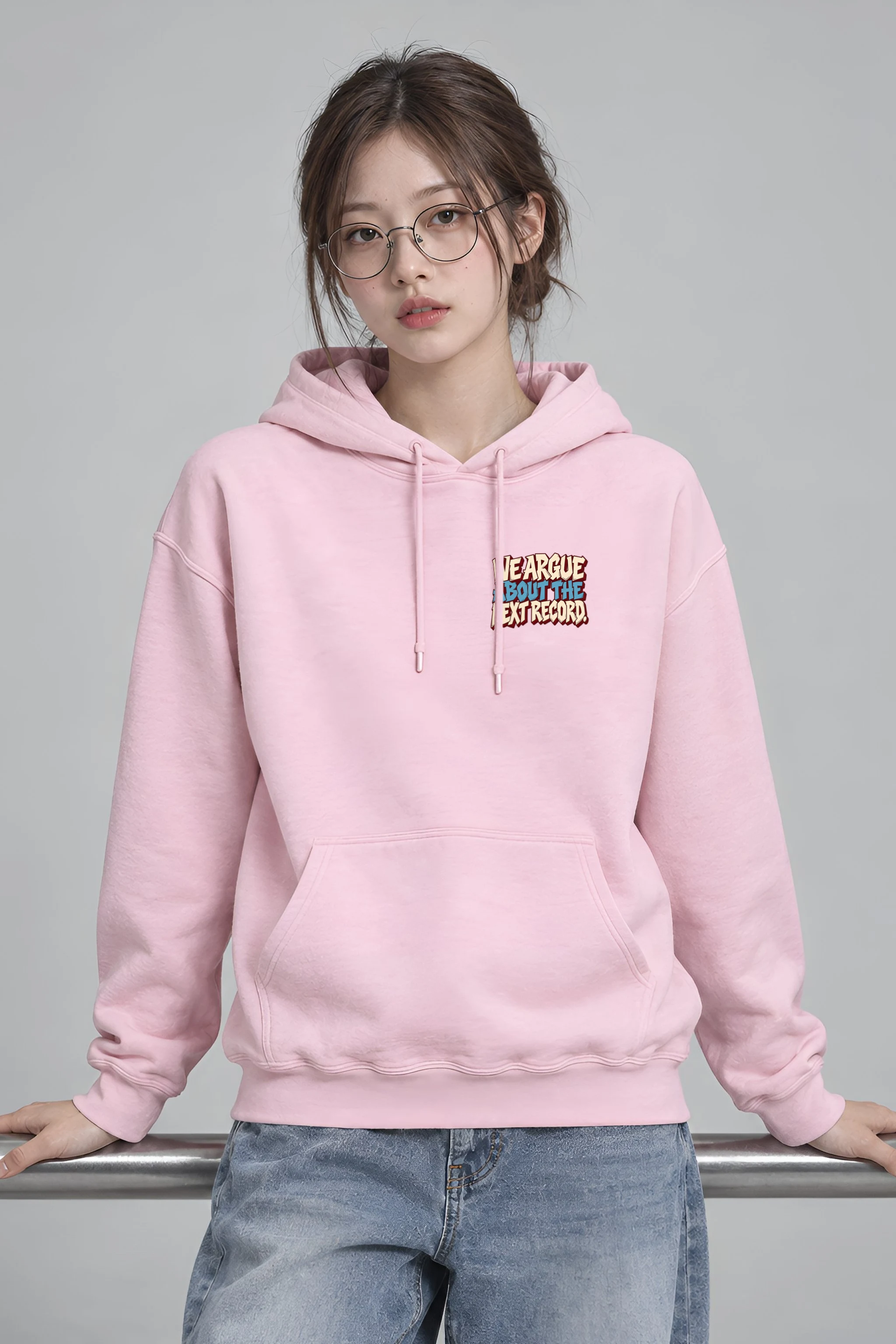 "Next Record Debate" Heavy Blend Unisex Pullover Hoodie