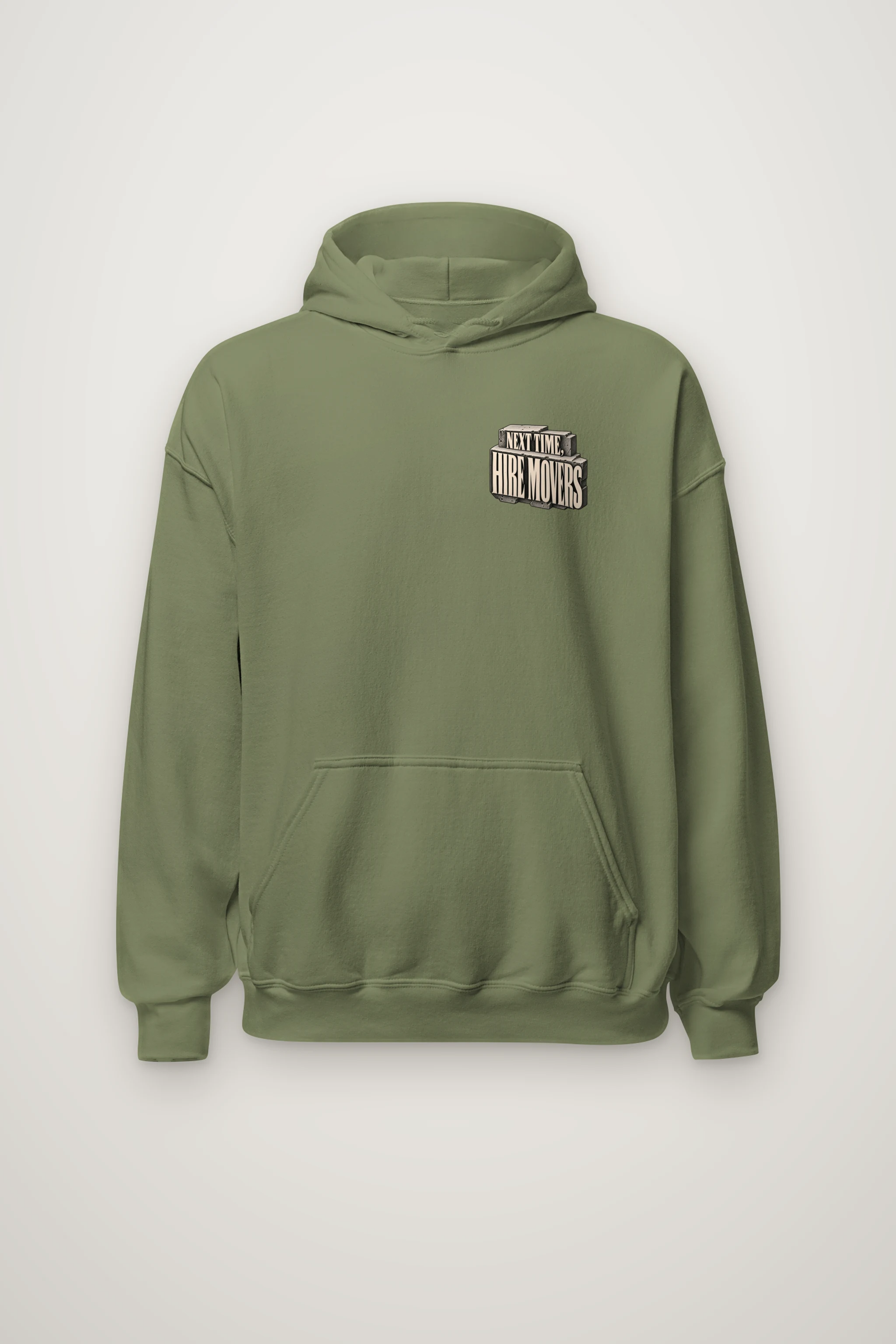 "Next Time, Hire Movers" Heavy Blend Unisex Pullover Hoodie