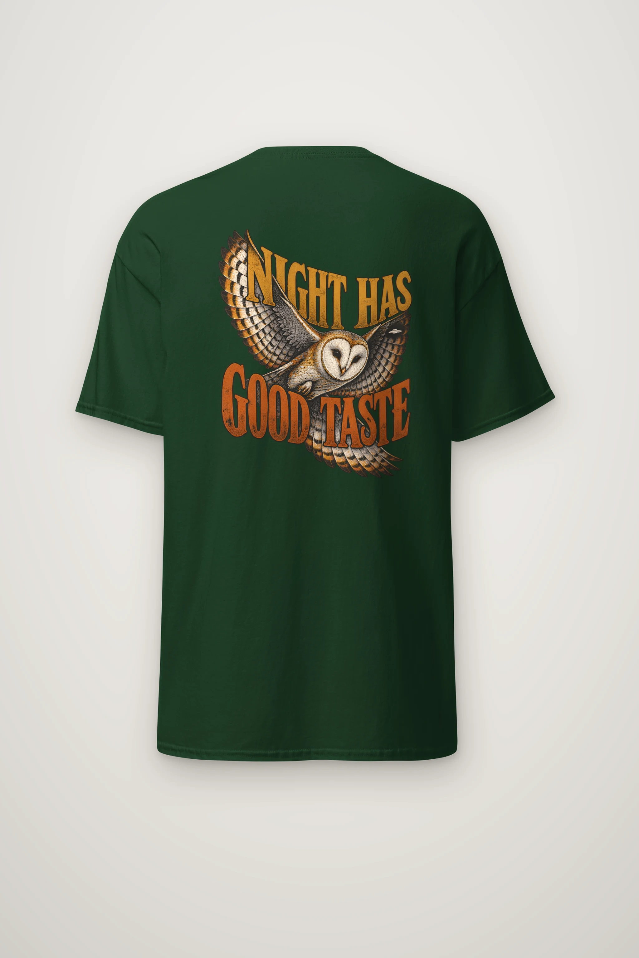 "Night Has Good Taste" Heavyweight Unisex Crewneck T-shirt