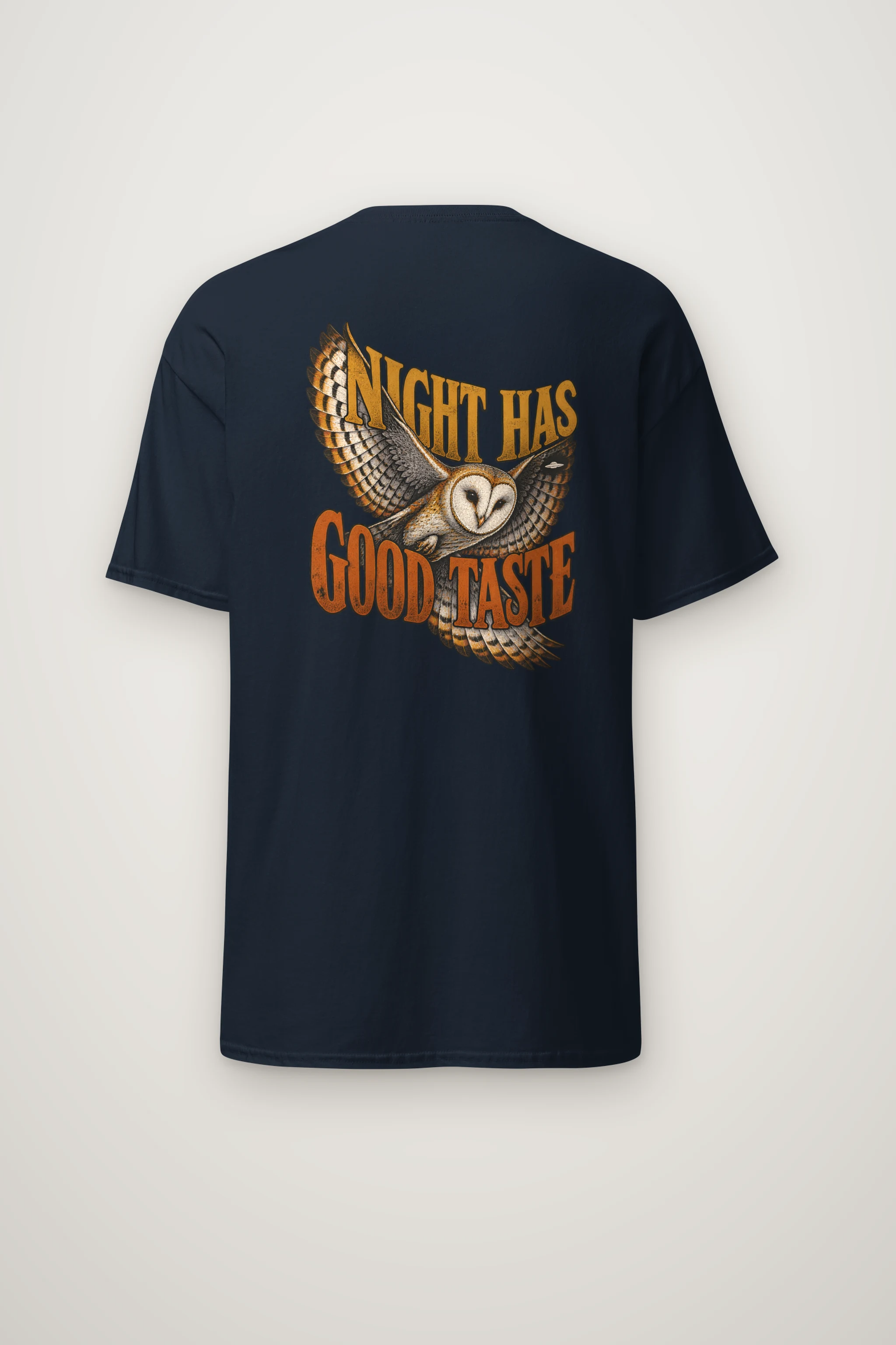 "Night Has Good Taste" Heavyweight Unisex Crewneck T-shirt