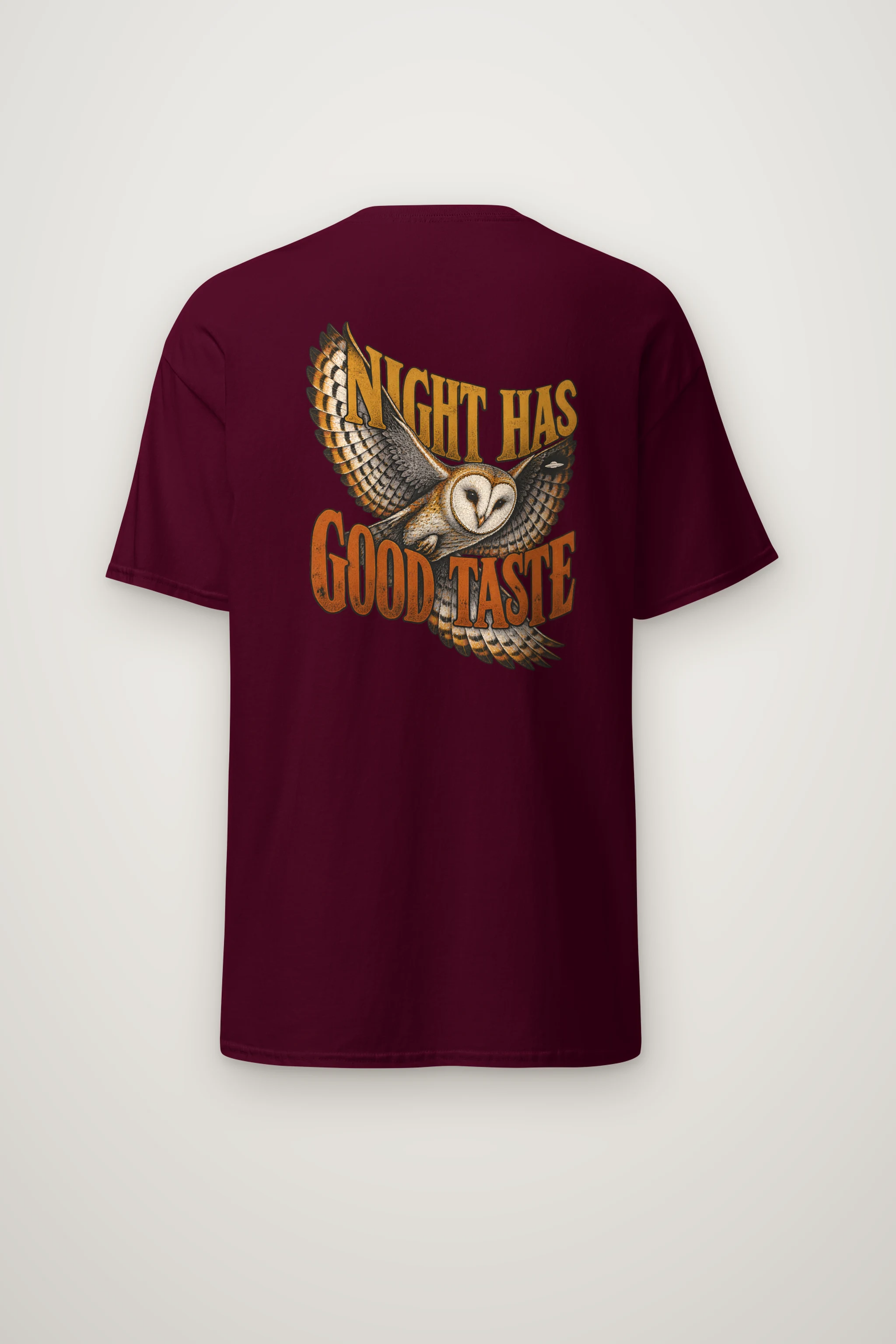 "Night Has Good Taste" Heavyweight Unisex Crewneck T-shirt