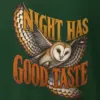 "Night Has Good Taste" Heavyweight Unisex Crewneck T-shirt