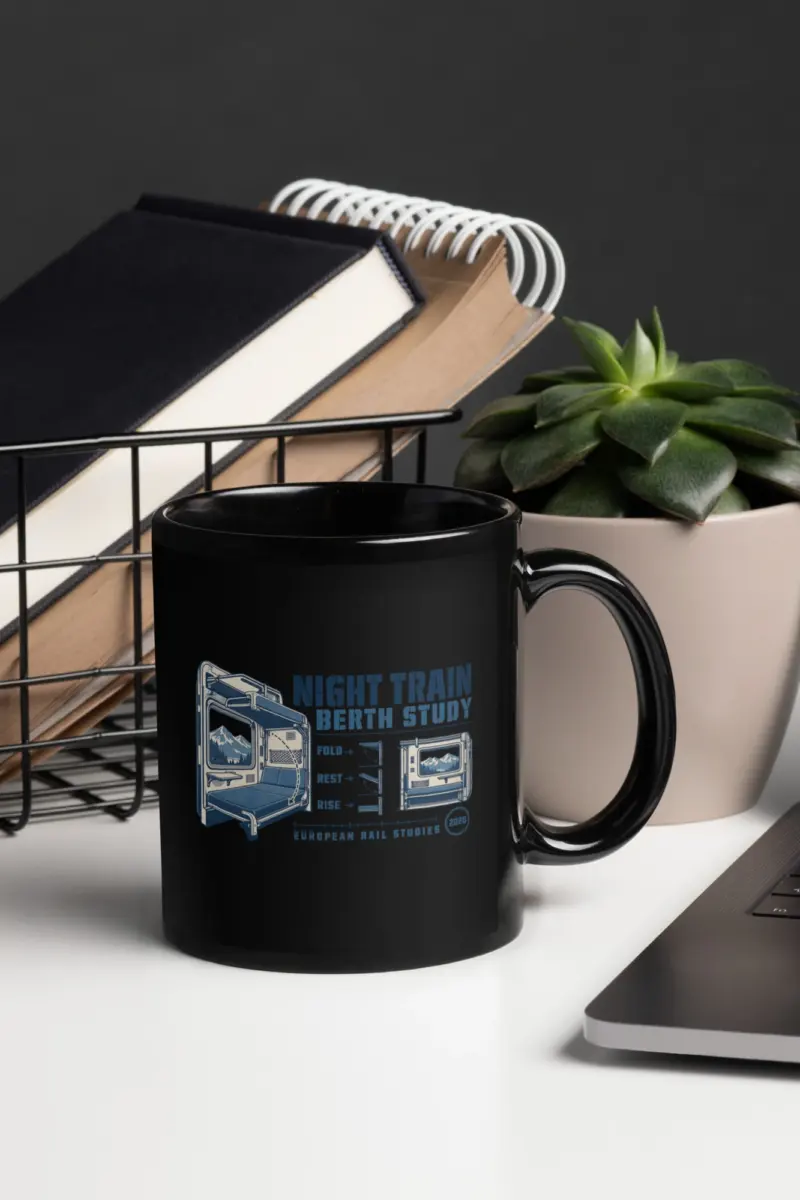"Night Train Berth Study" 11oz Ceramic Mug