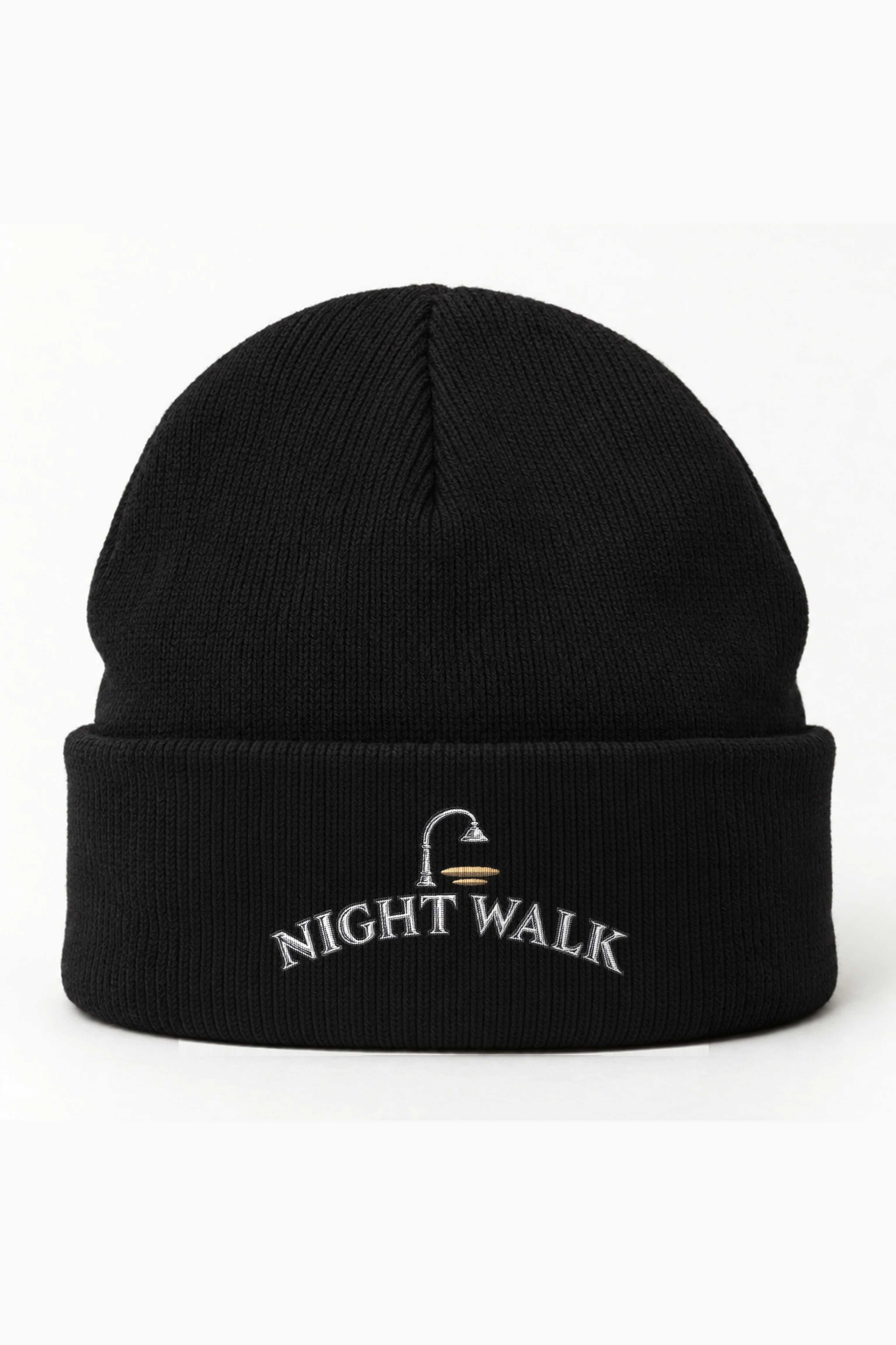 "Night Walk" Cuffed Beanie · Embroidered
