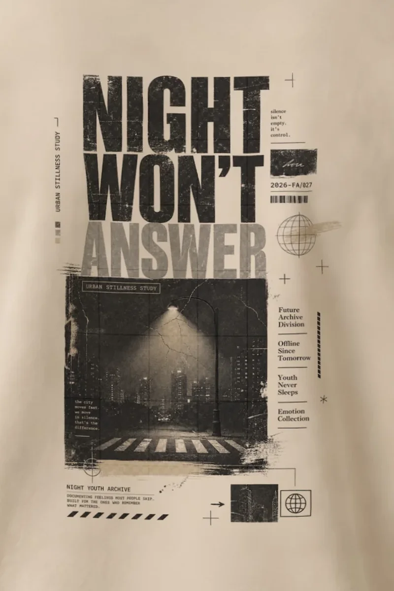 "Night Won’t Answer" Heavy Blend Unisex Crewneck Sweatshirt