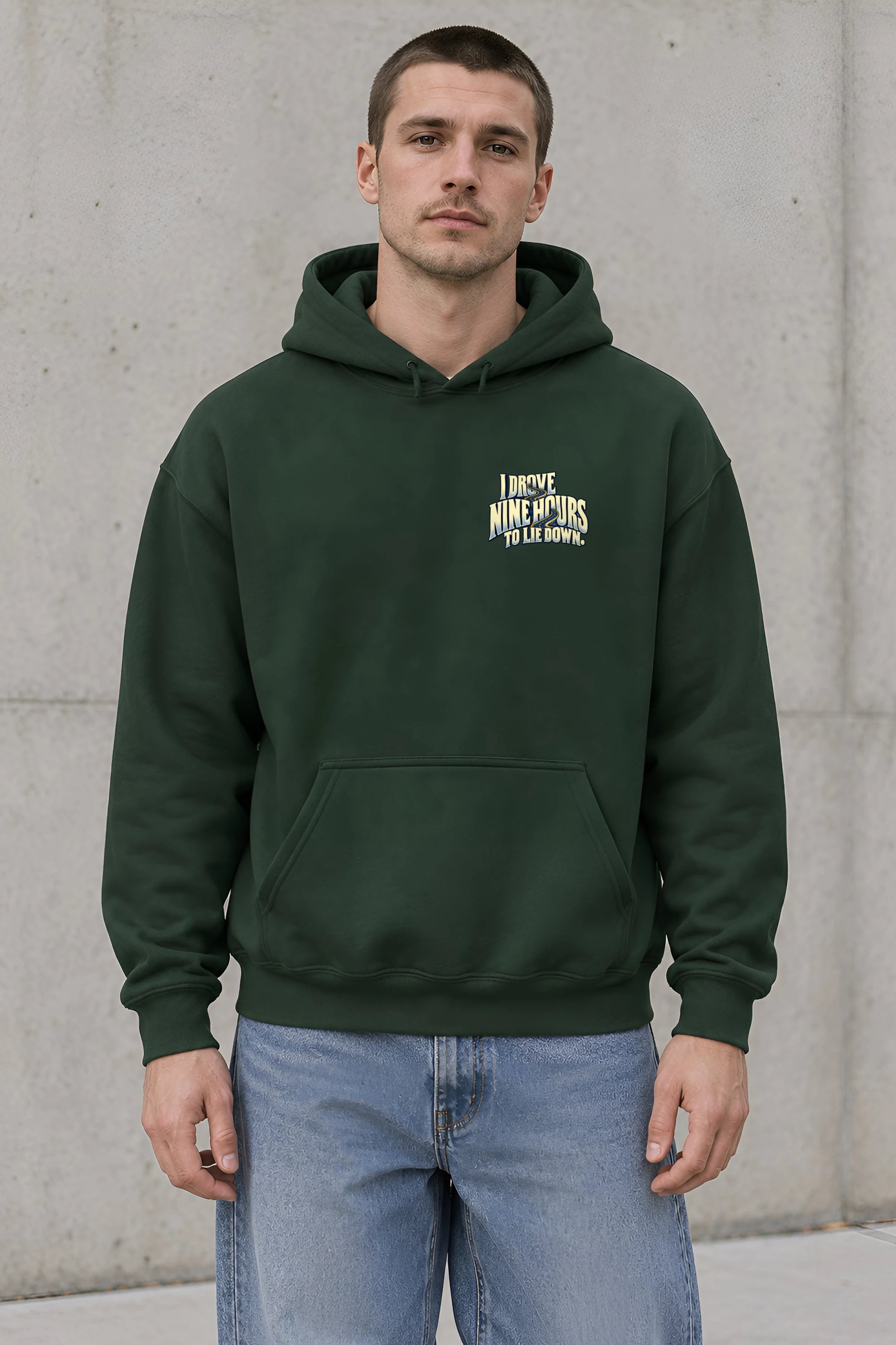 "Nine Hours Down" Unisex Pullover Hoodie
