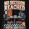 "No Decision Reached" Men's Oversized Heavyweight Crewneck T-Shirt