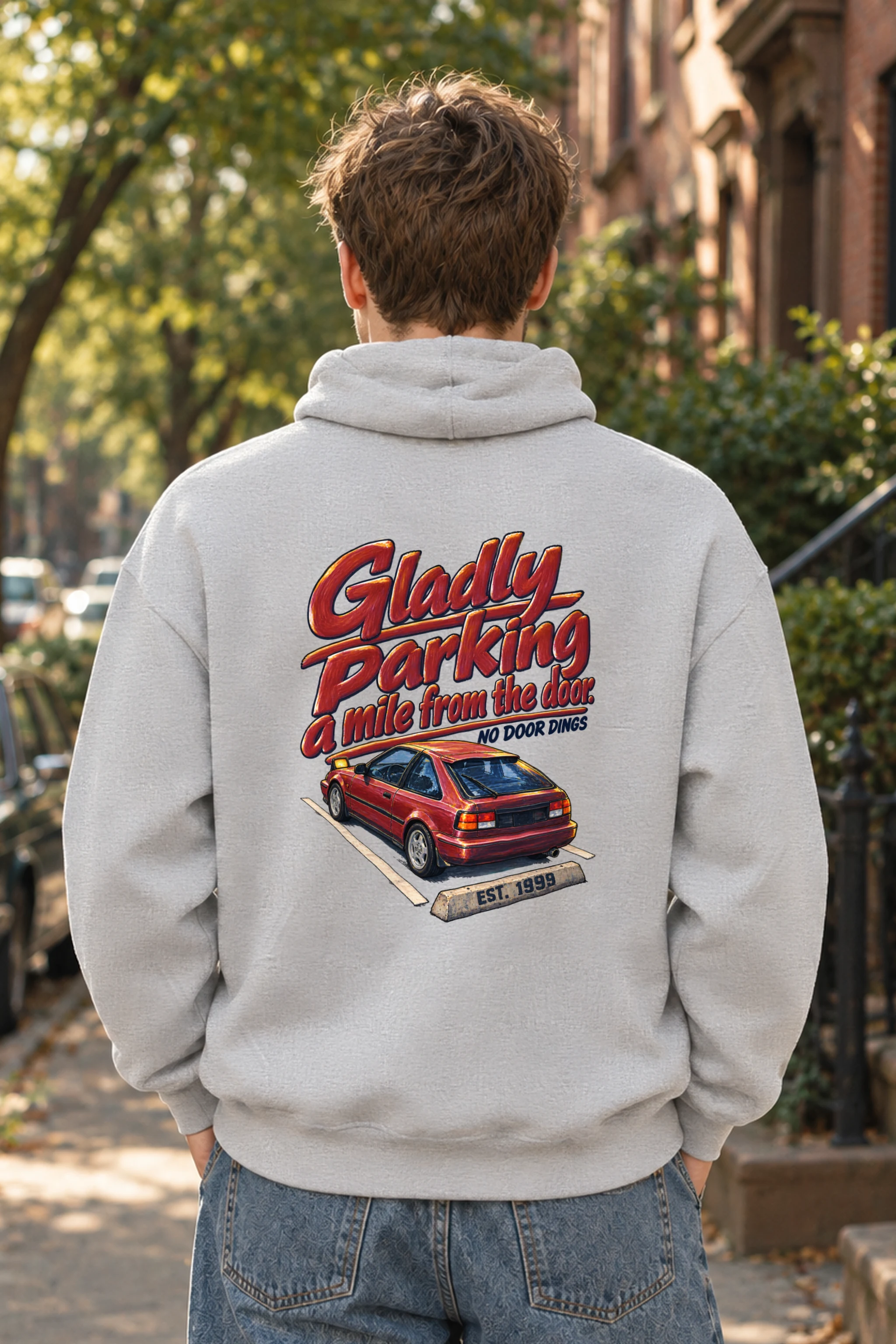 "No Door Dings" Unisex Pullover Hoodie