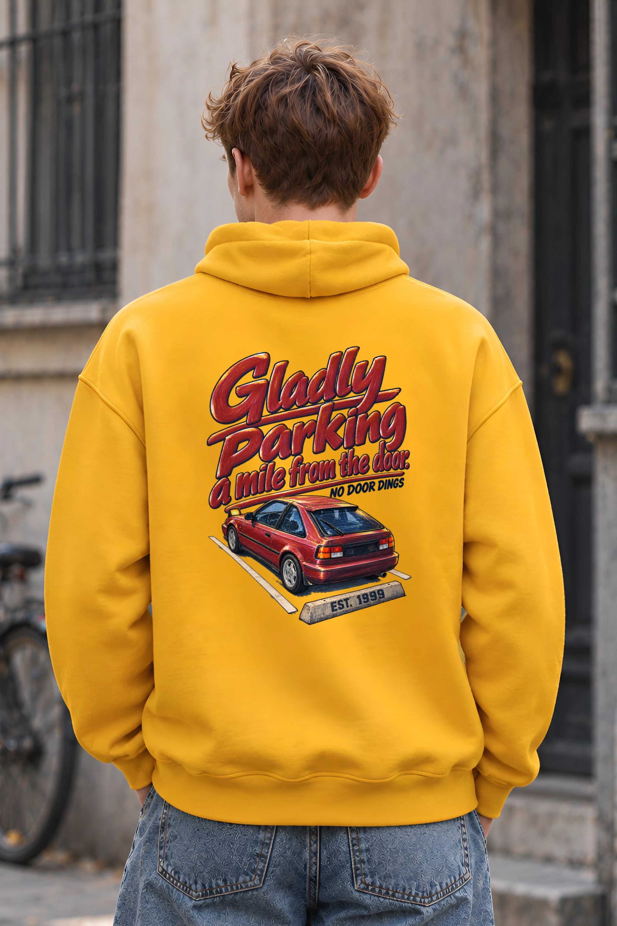"No Door Dings" Unisex Pullover Hoodie